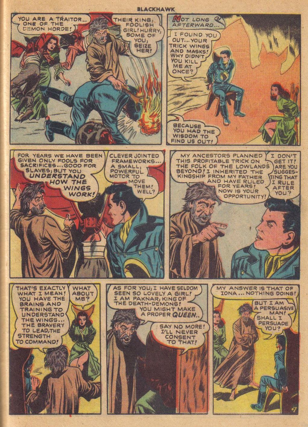 Read online Blackhawk (1957) comic -  Issue #27 - 29
