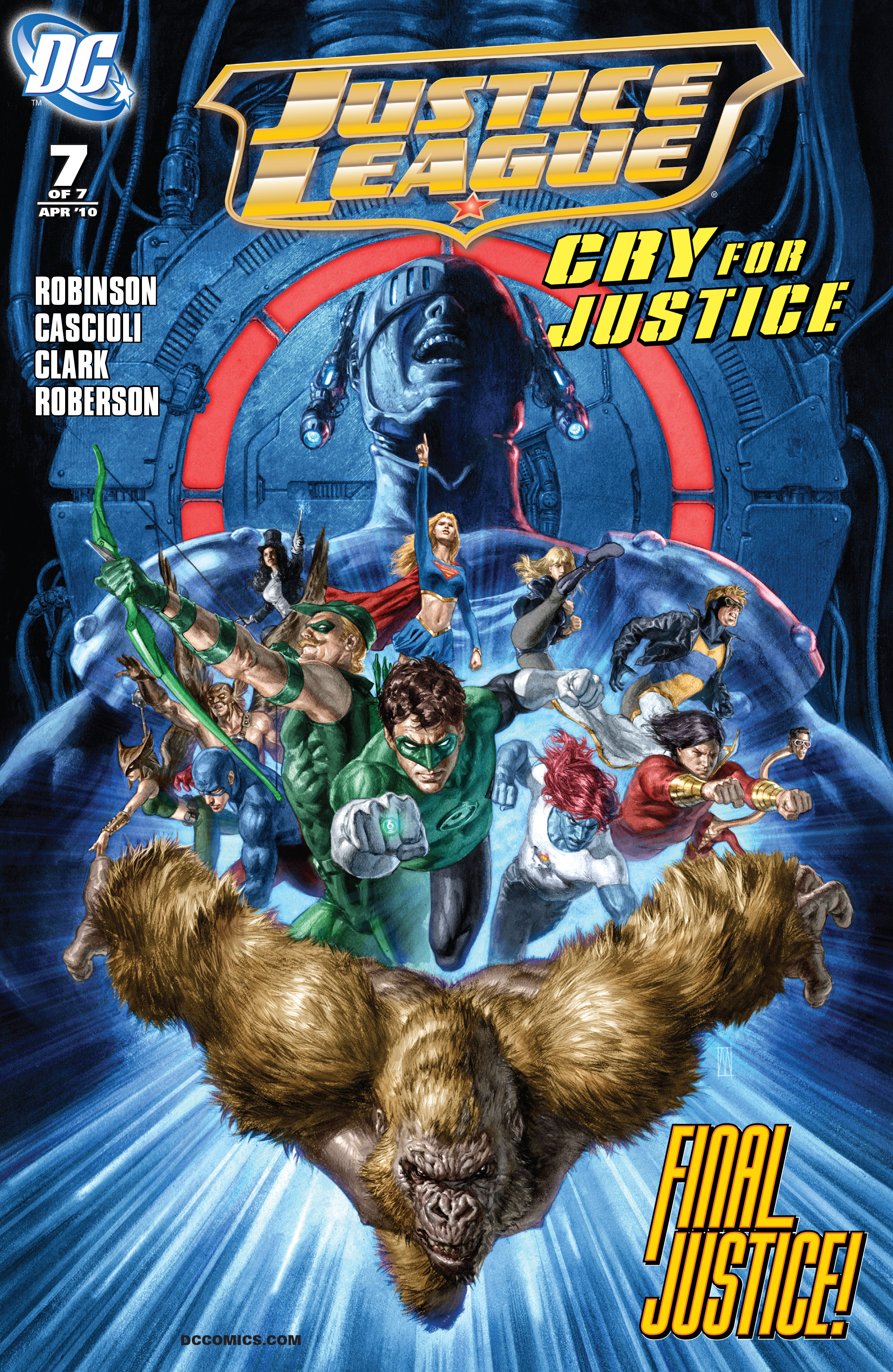 Read online Justice League: Cry for Justice comic -  Issue #7 - 1