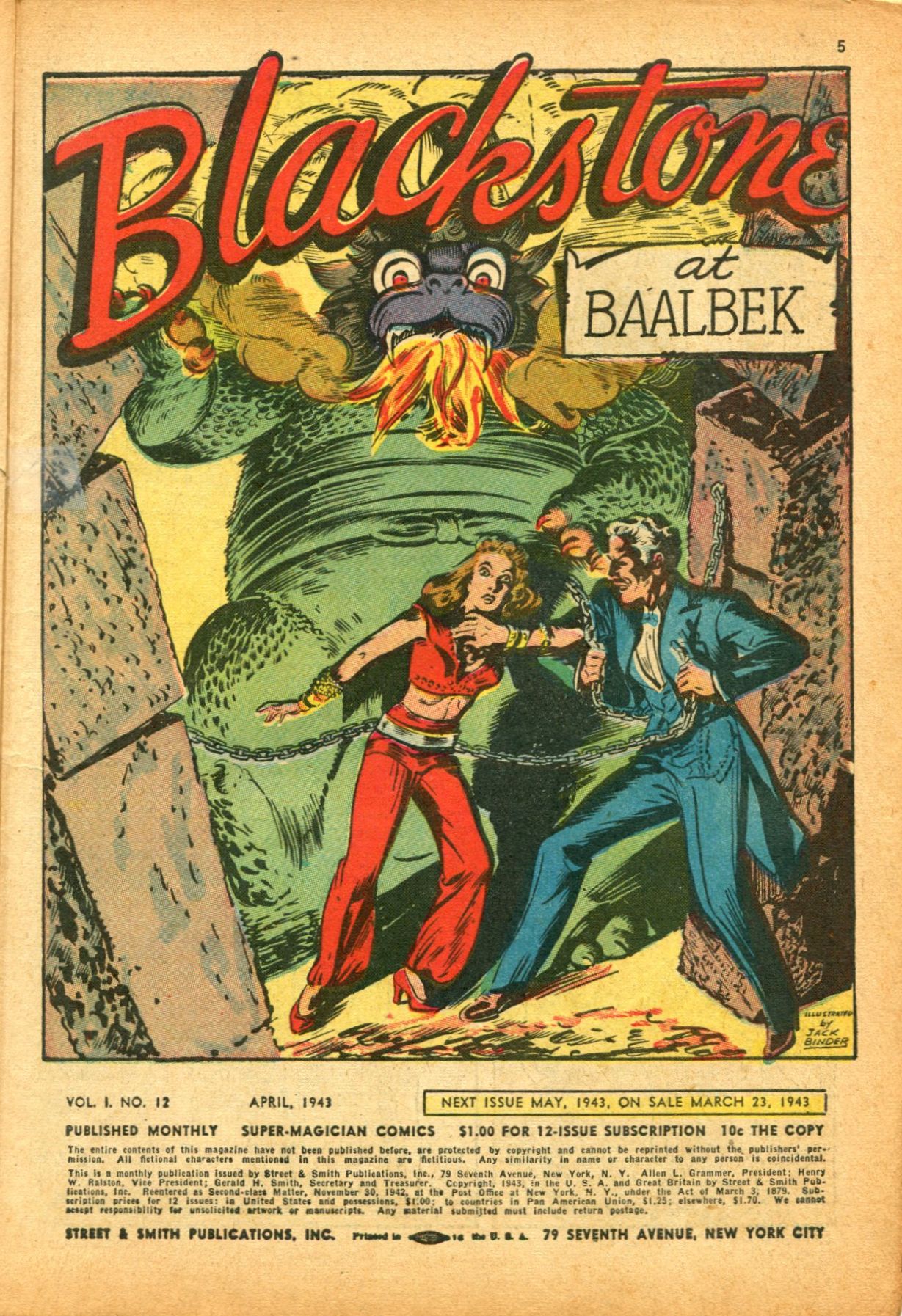 Read online Super-Magician Comics comic -  Issue #12 - 5