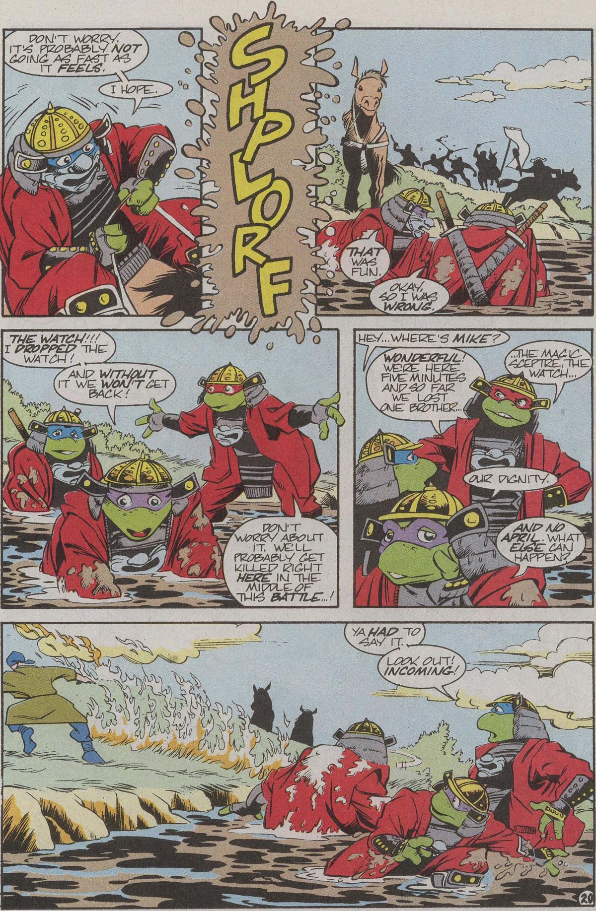 Read online Teenage Mutant Ninja Turtles III The Movie: The Turtles Are Back...In Time! comic -  Issue # Full - 21