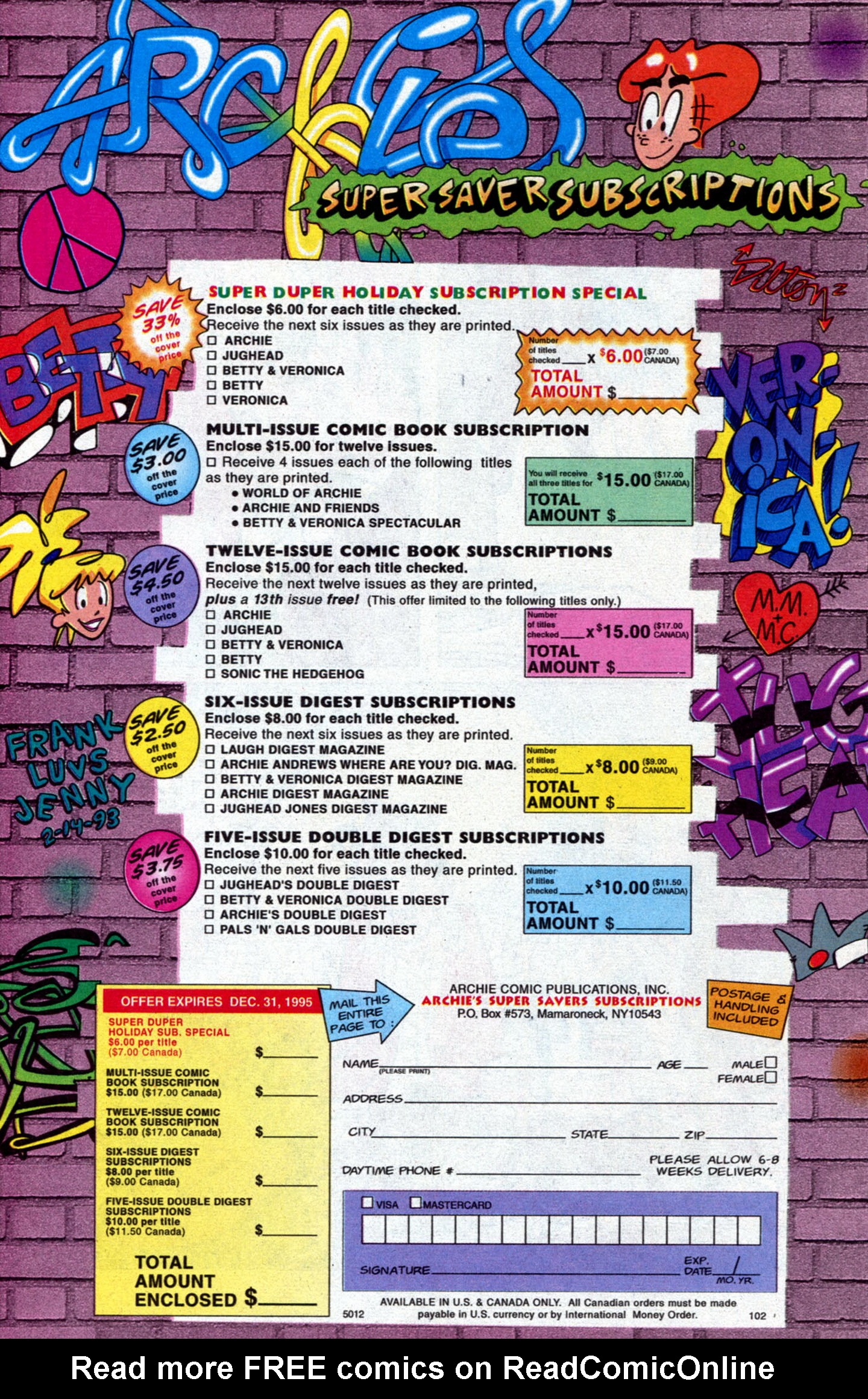 Read online Archie's Christmas Stocking comic -  Issue #3 - 51
