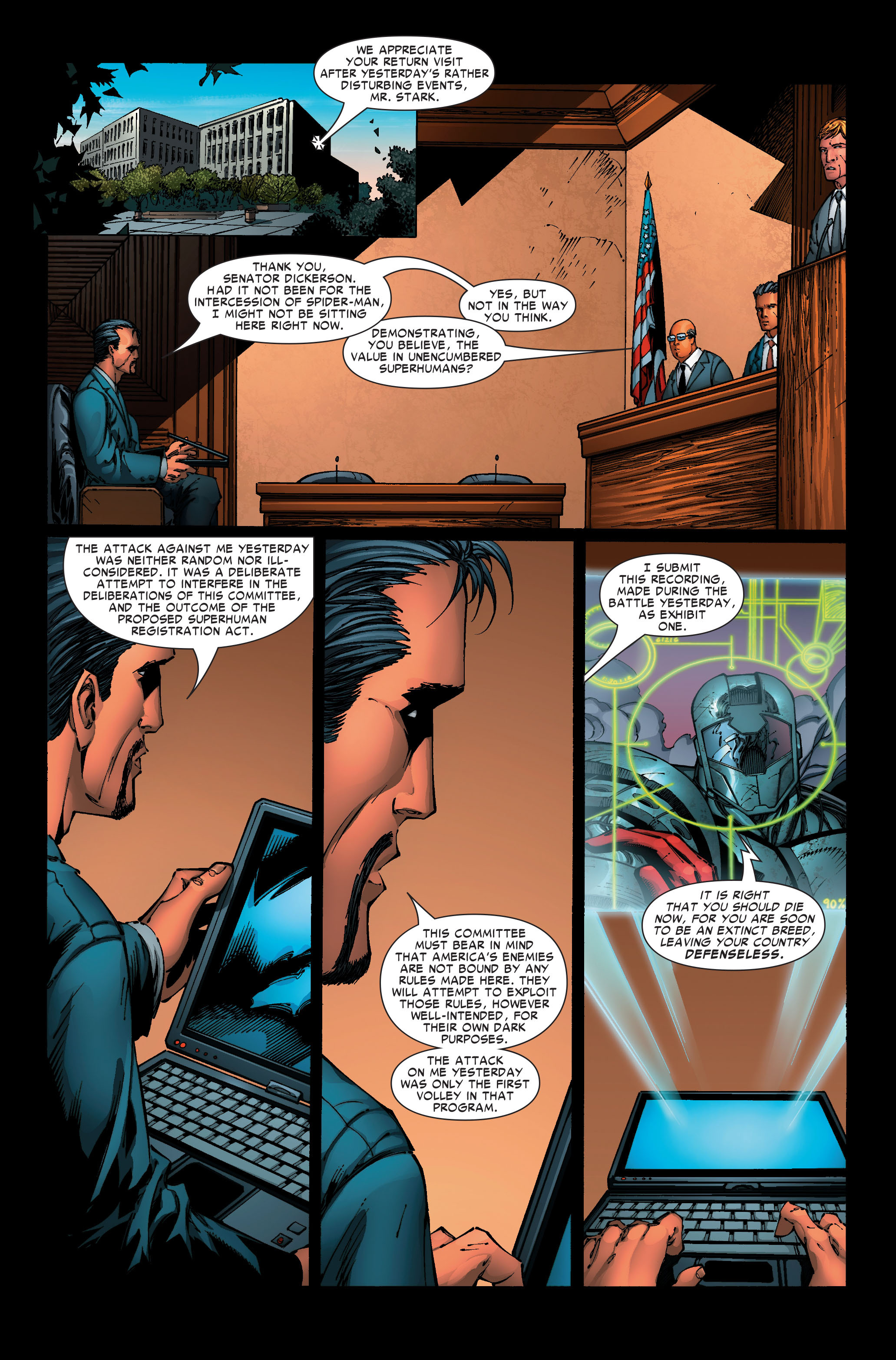 Read online Civil War: The Road to Civil War comic -  Issue # Full - 91