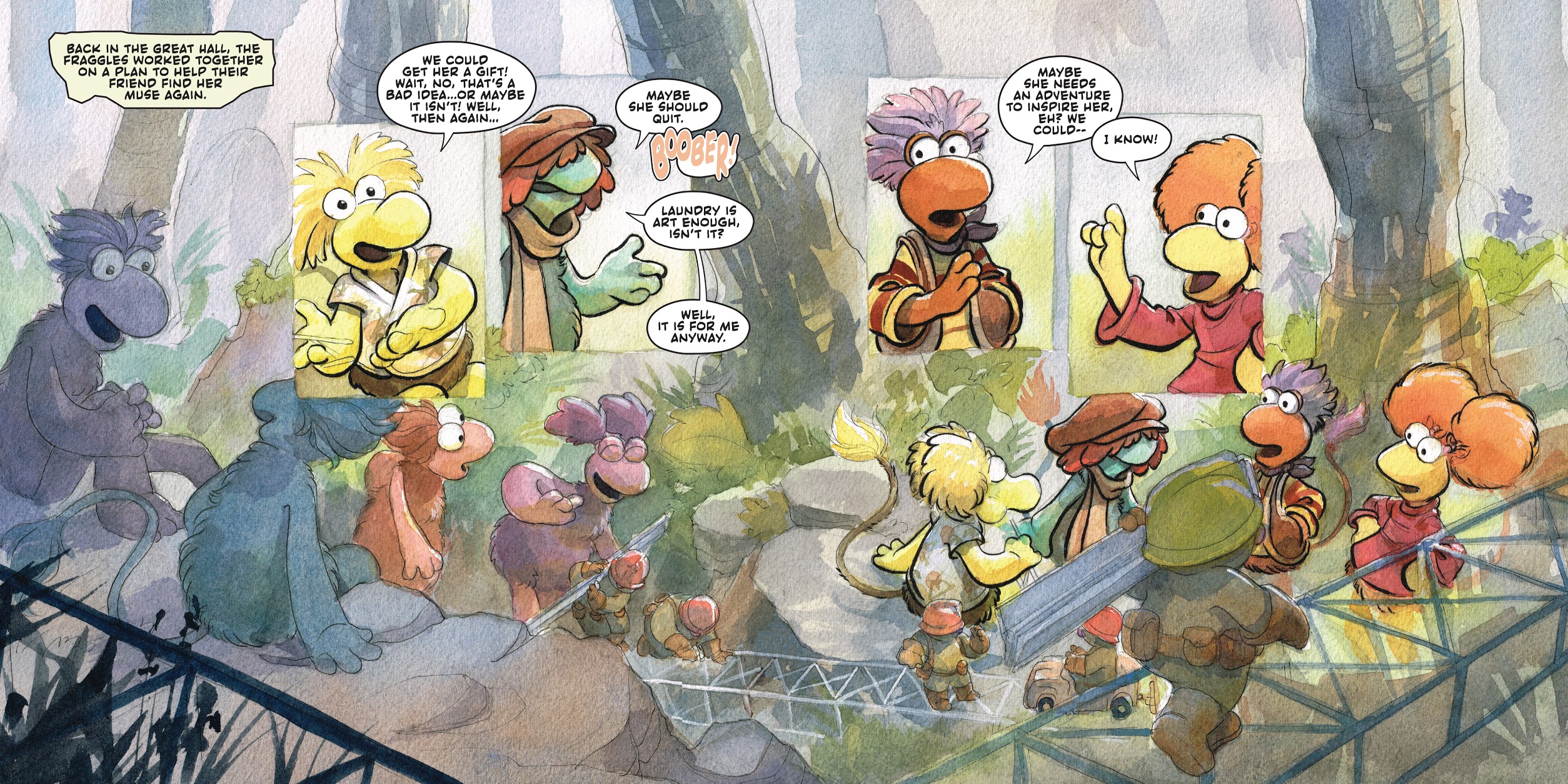 Read online Jim Henson's Fraggle Rock comic -  Issue #1 - 8