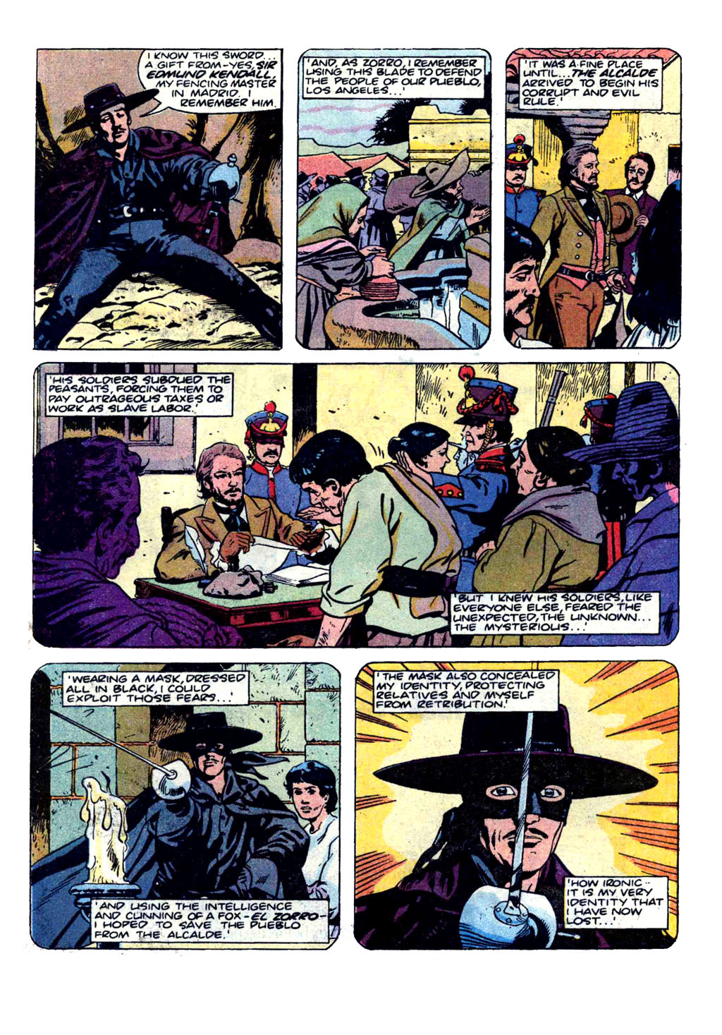 Read online Zorro (1990) comic -  Issue #1 - 8