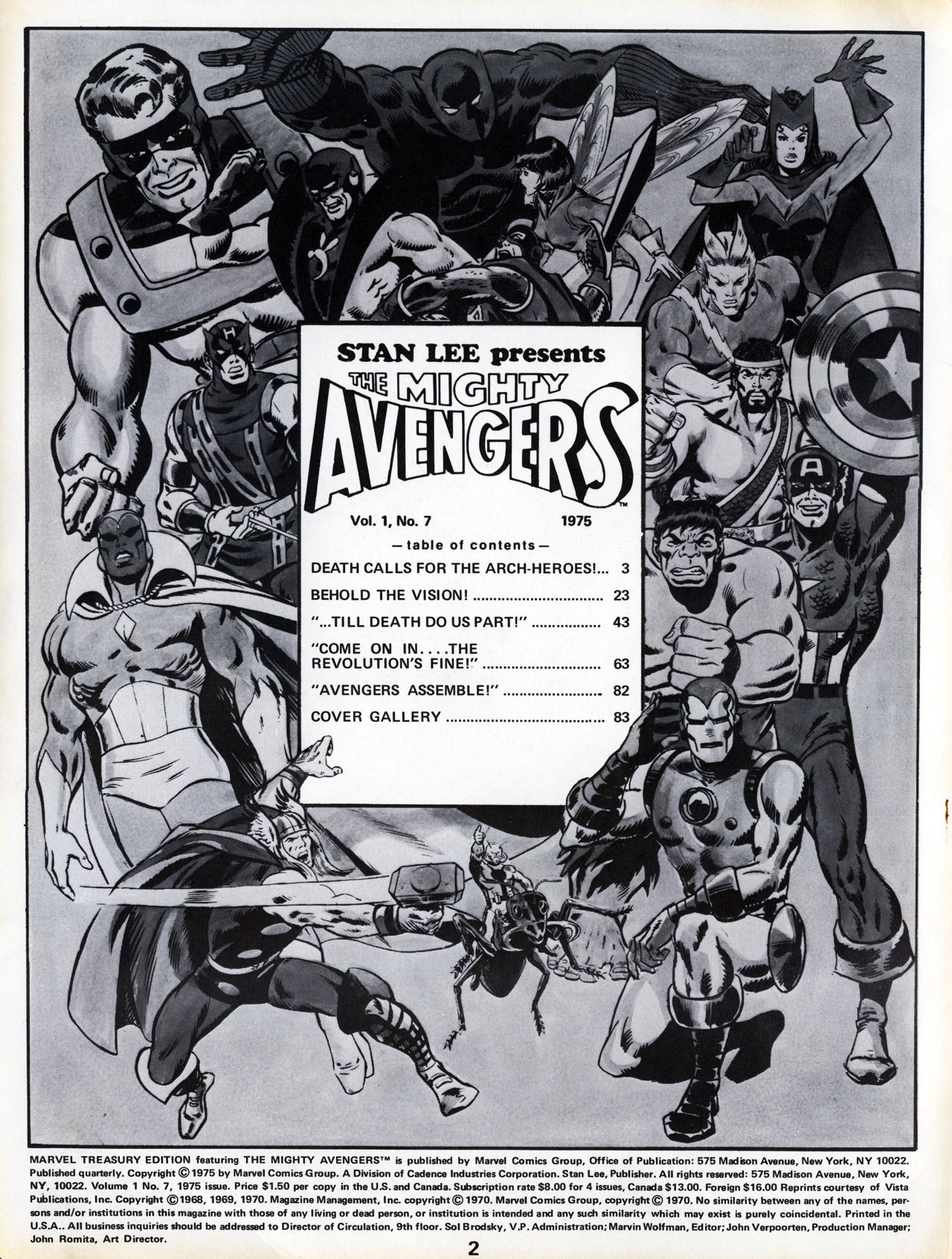 Read online Marvel Treasury Edition comic -  Issue #7 - 2