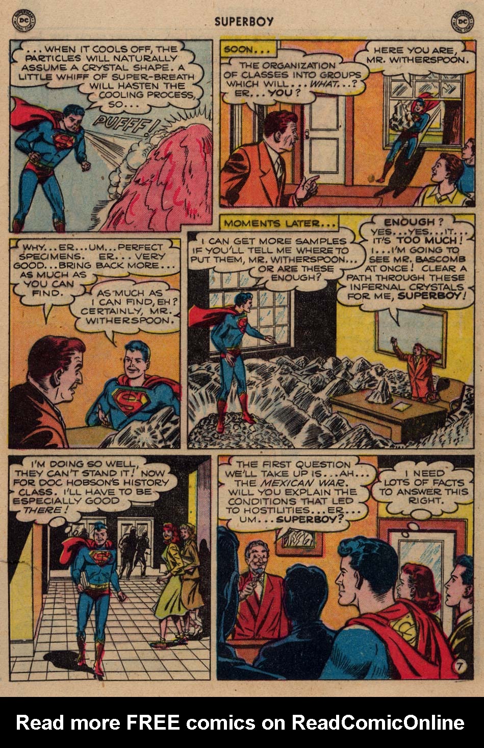 Read online Superboy (1949) comic -  Issue #14 - 23