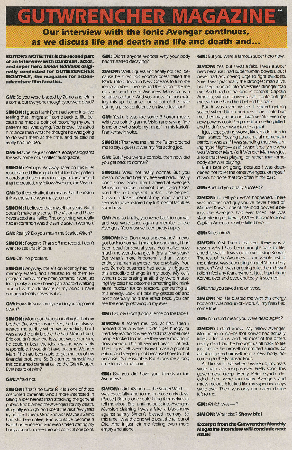 Read online Wonder Man (1991) comic -  Issue #2 - 25
