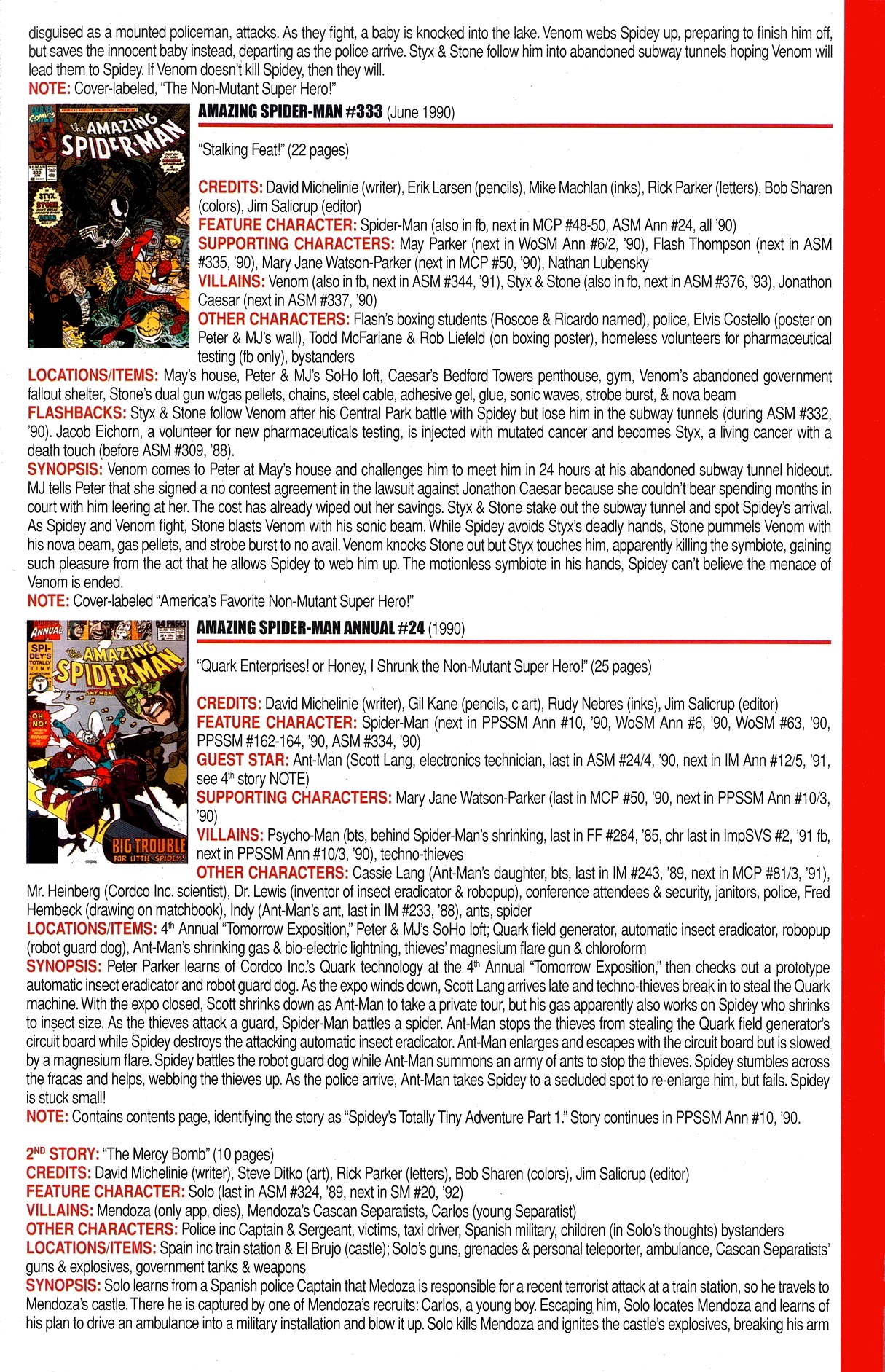 Read online Official Index to the Marvel Universe comic -  Issue #8 - 5