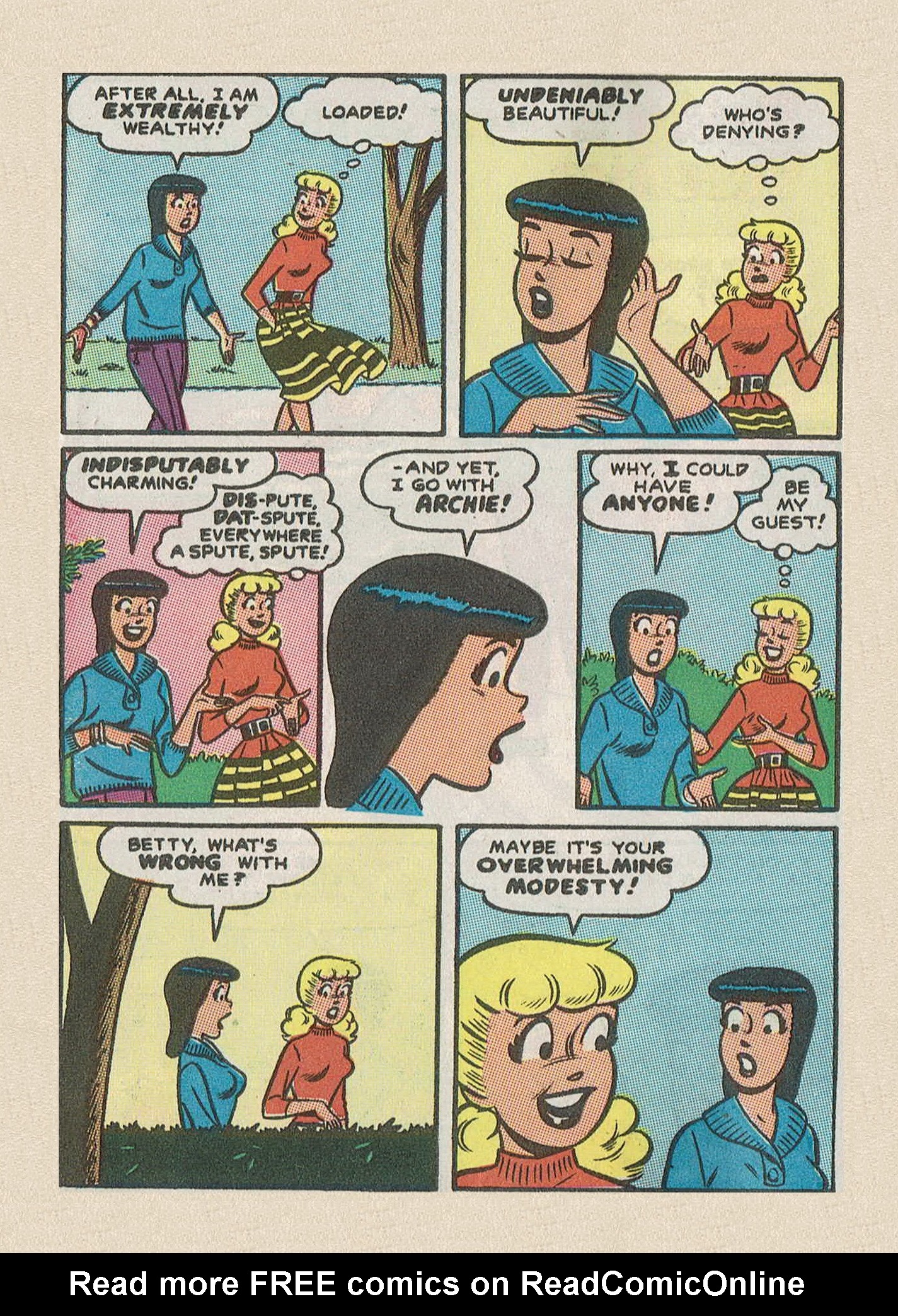 Read online Betty and Veronica Digest Magazine comic -  Issue #43 - 126