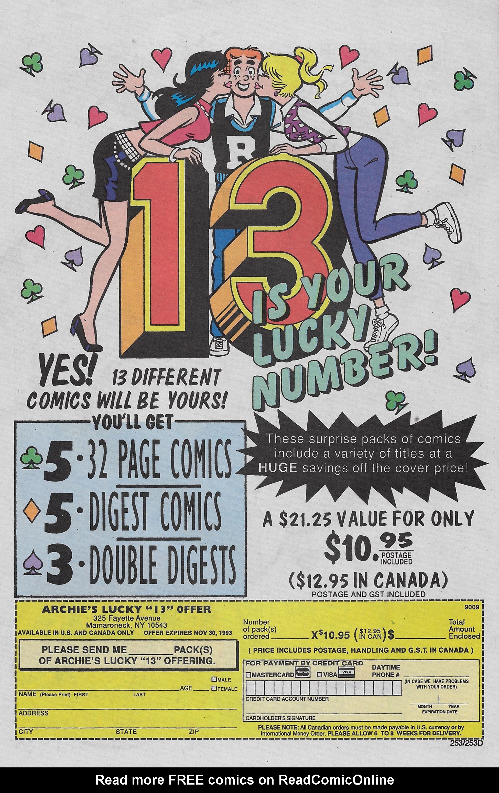 Read online Archie (1960) comic -  Issue #418 - 11