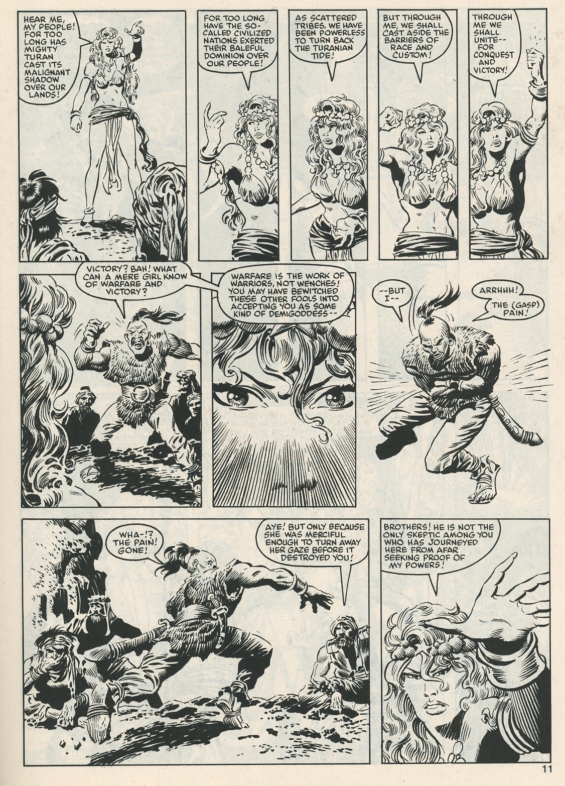 Read online The Savage Sword Of Conan comic -  Issue #112 - 11
