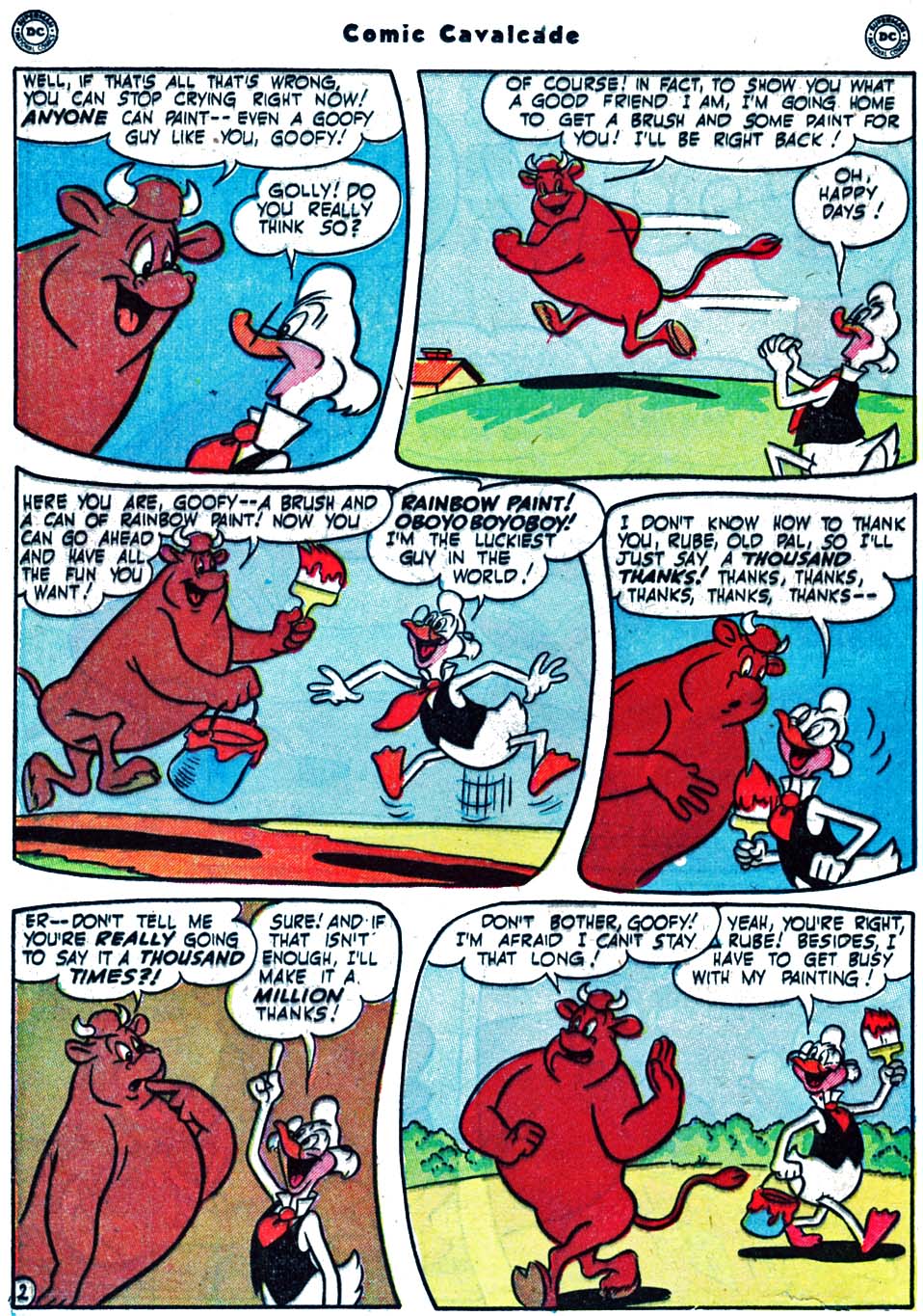 Read online Comic Cavalcade comic -  Issue #39 - 60