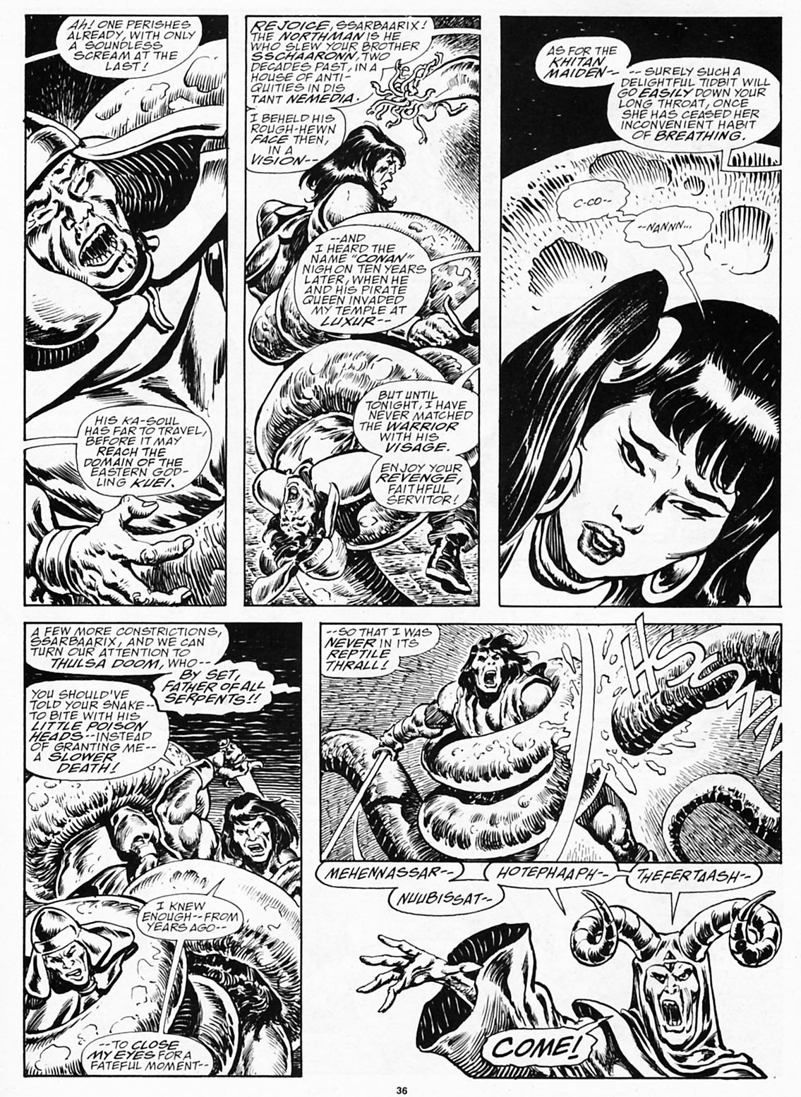 The Savage Sword Of Conan issue 191 - Page 38