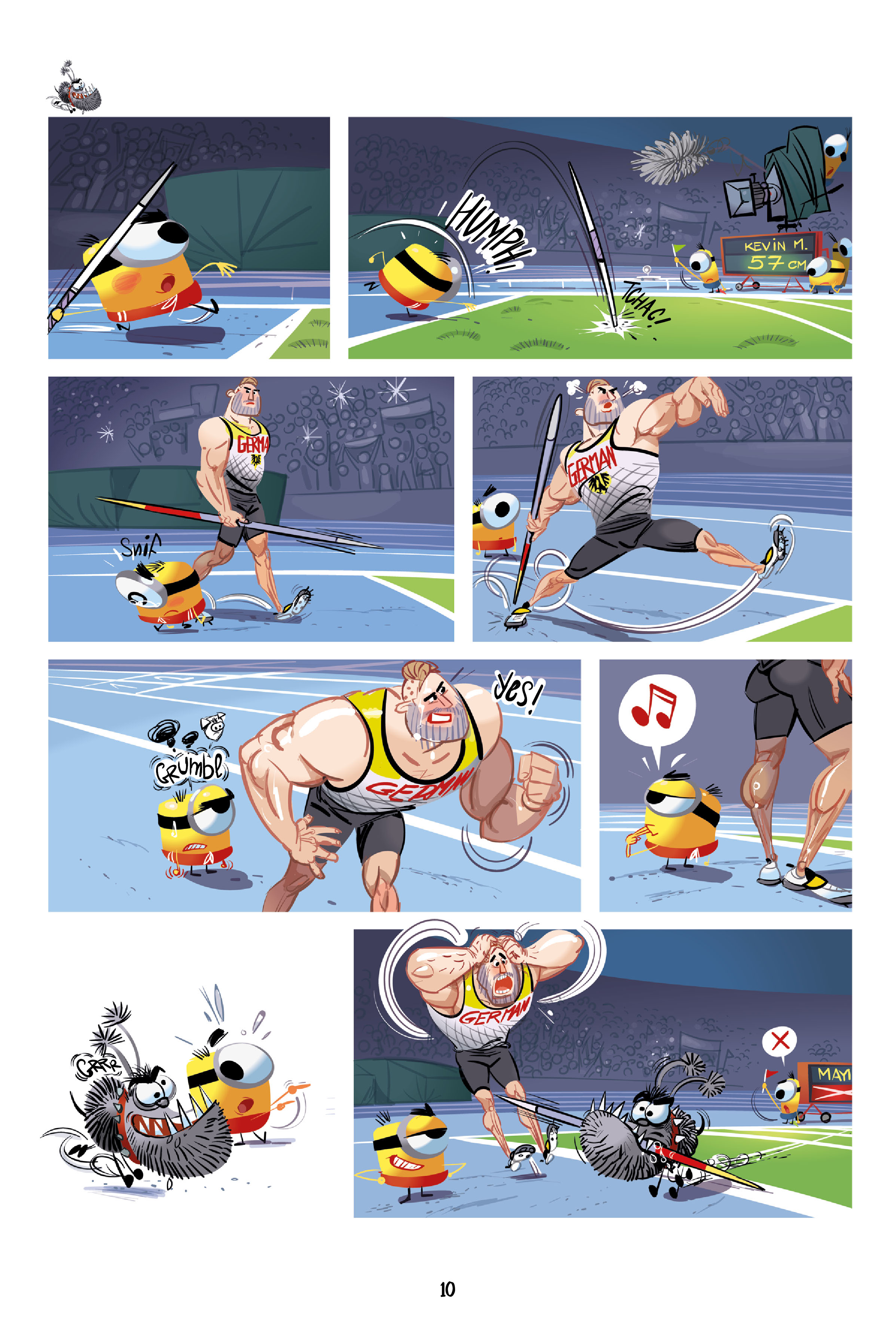 Read online Minions: Super Banana Games! comic -  Issue # Full - 12