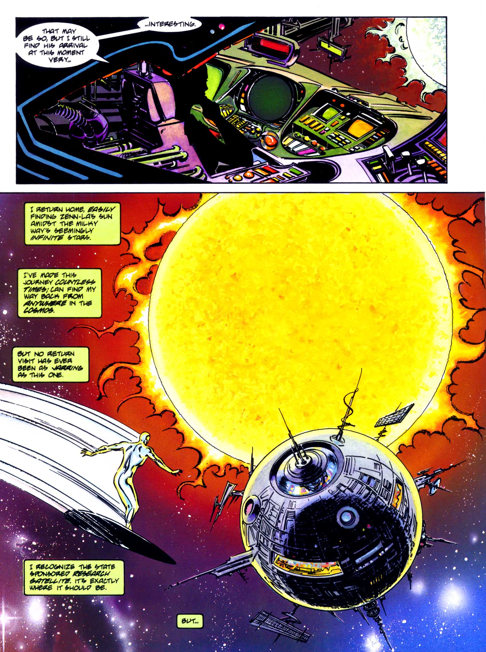 Read online Marvel Graphic Novel comic -  Issue #71 - Silver Surfer - Homecoming - 6