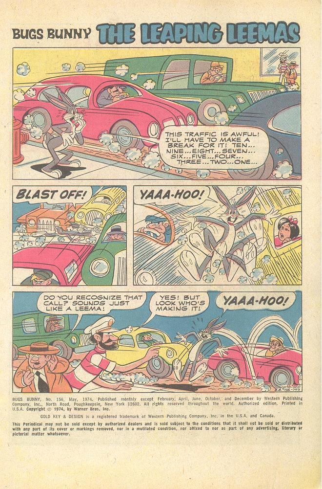 Read online Bugs Bunny comic -  Issue #156 - 2