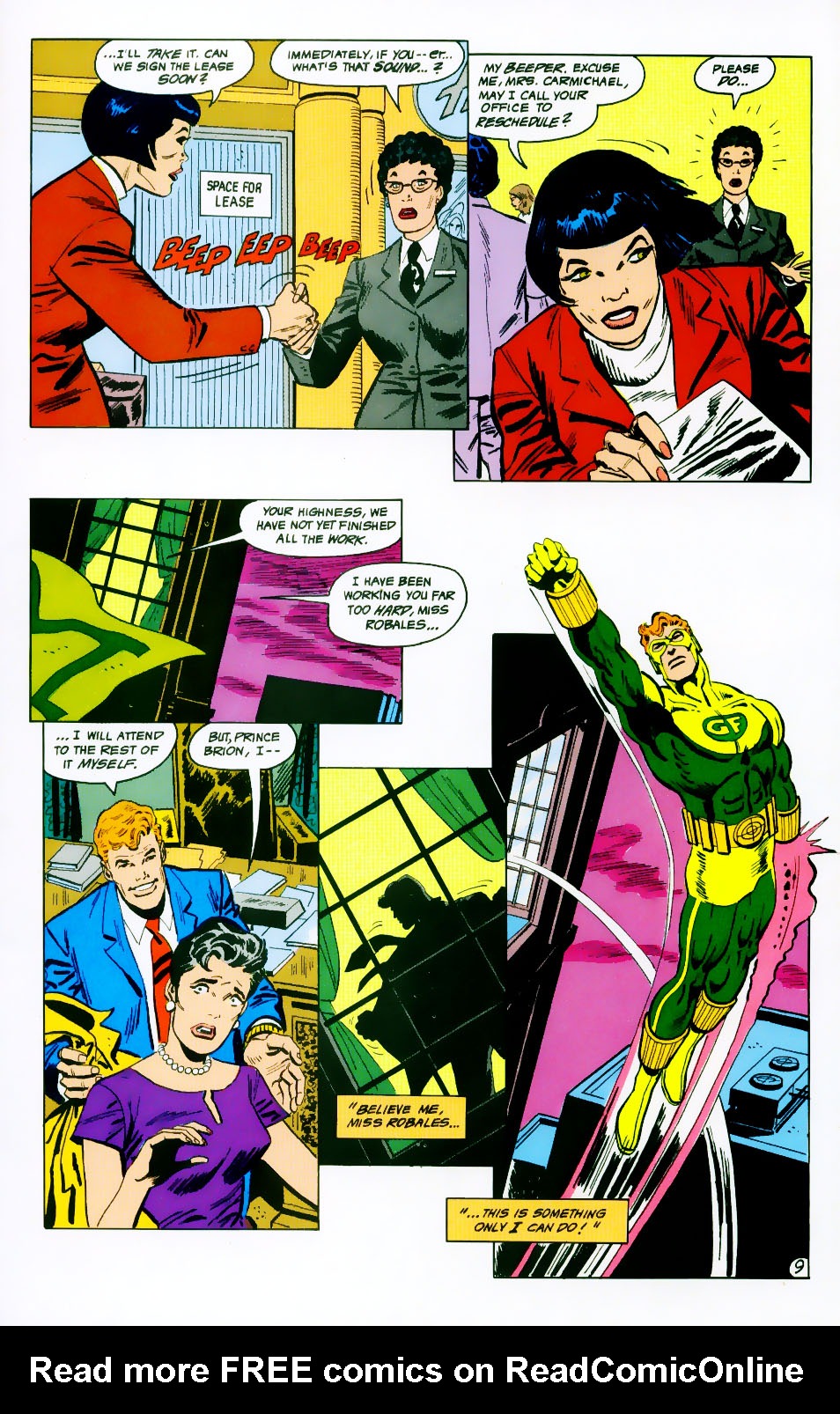 Read online The Outsiders (1985) comic -  Issue #9 - 10