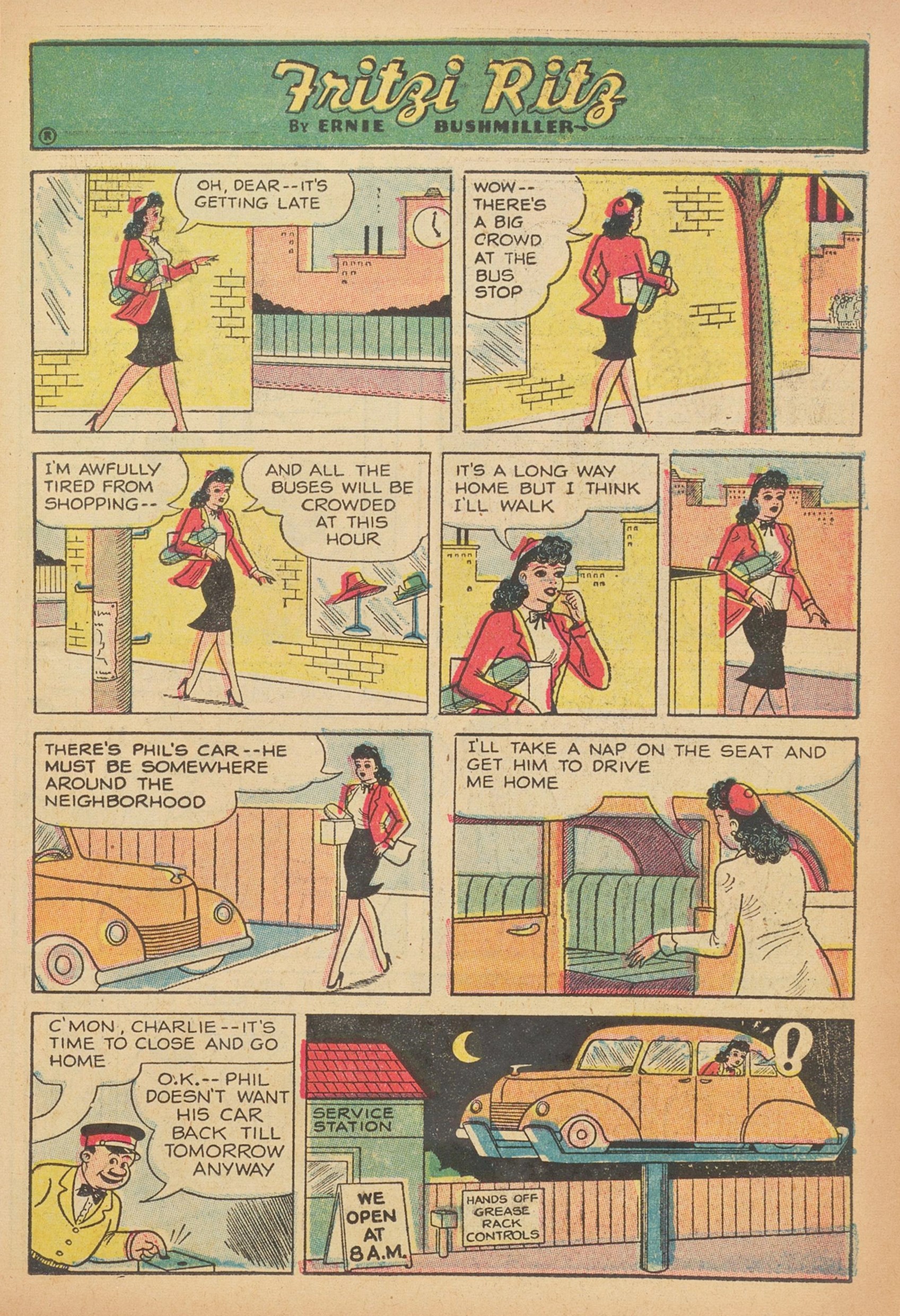 Read online Fritzi Ritz (1953) comic -  Issue #37 - 11