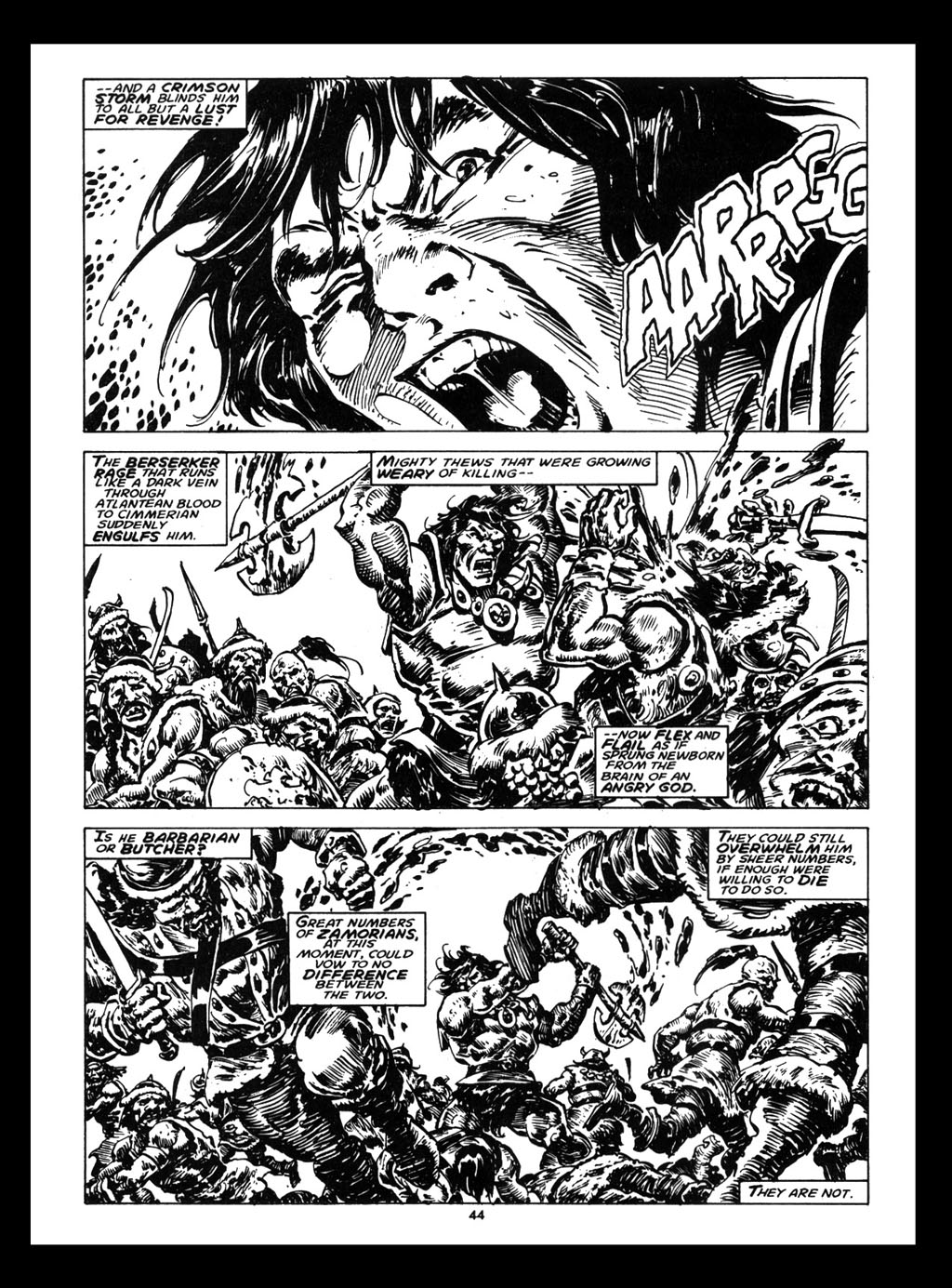 Read online The Savage Sword Of Conan comic -  Issue #212 - 45