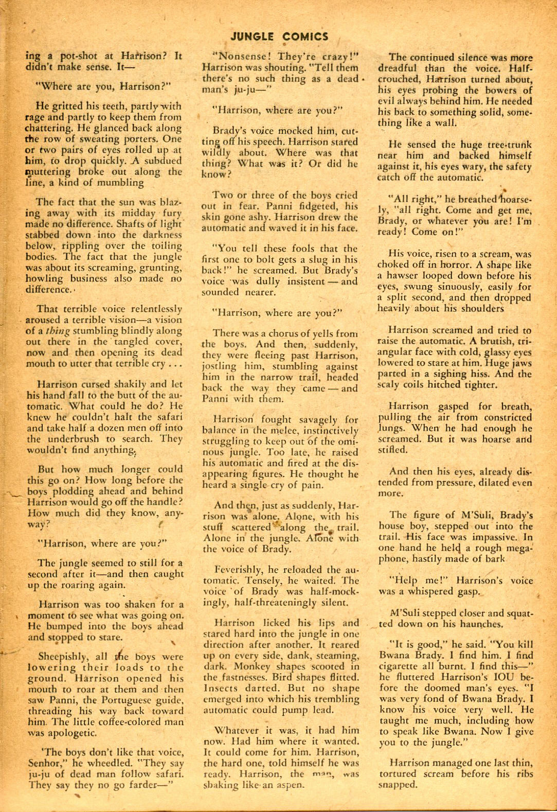 Read online Jungle Comics comic -  Issue #57 - 34