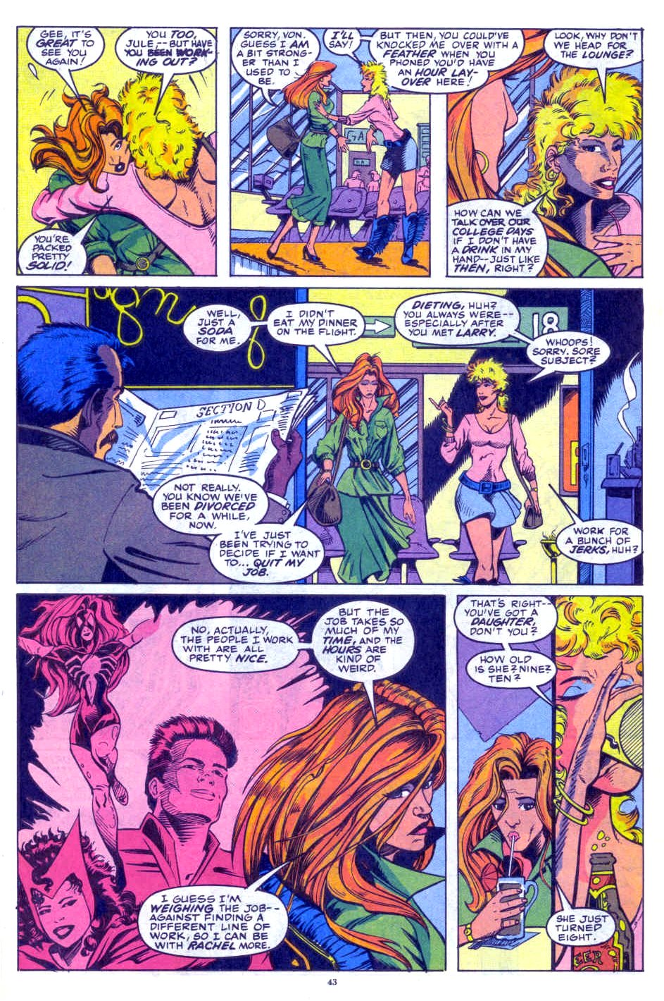 Read online Avengers West Coast (1989) comic -  Issue # Annual 7 - 38