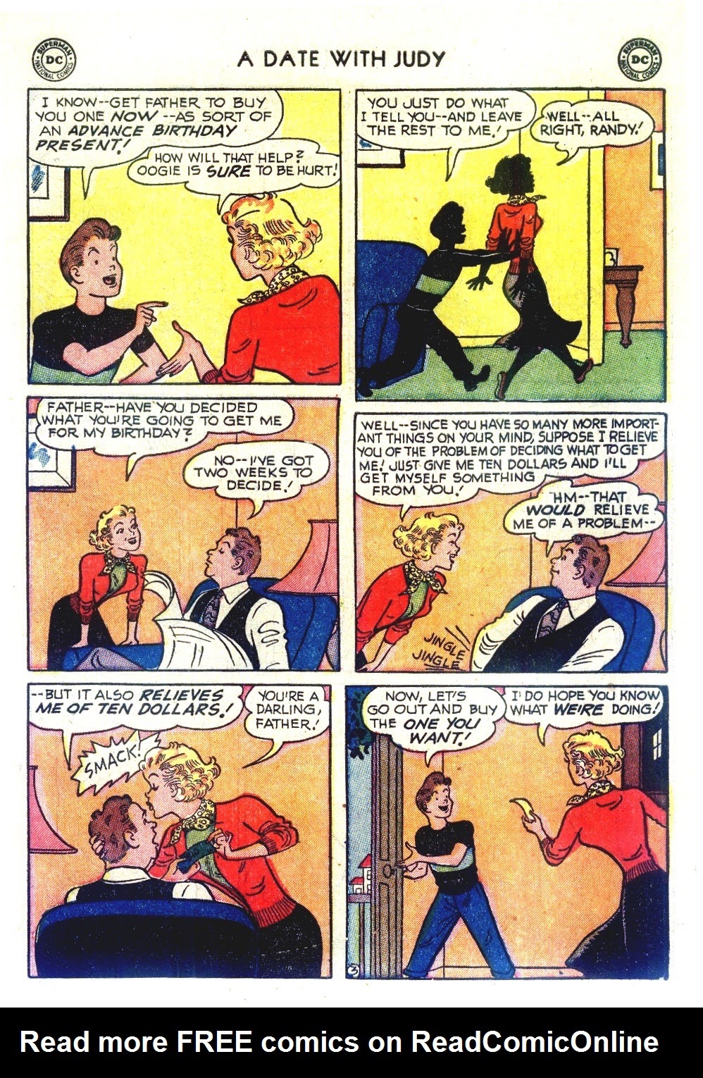 Read online A Date with Judy comic -  Issue #38 - 5