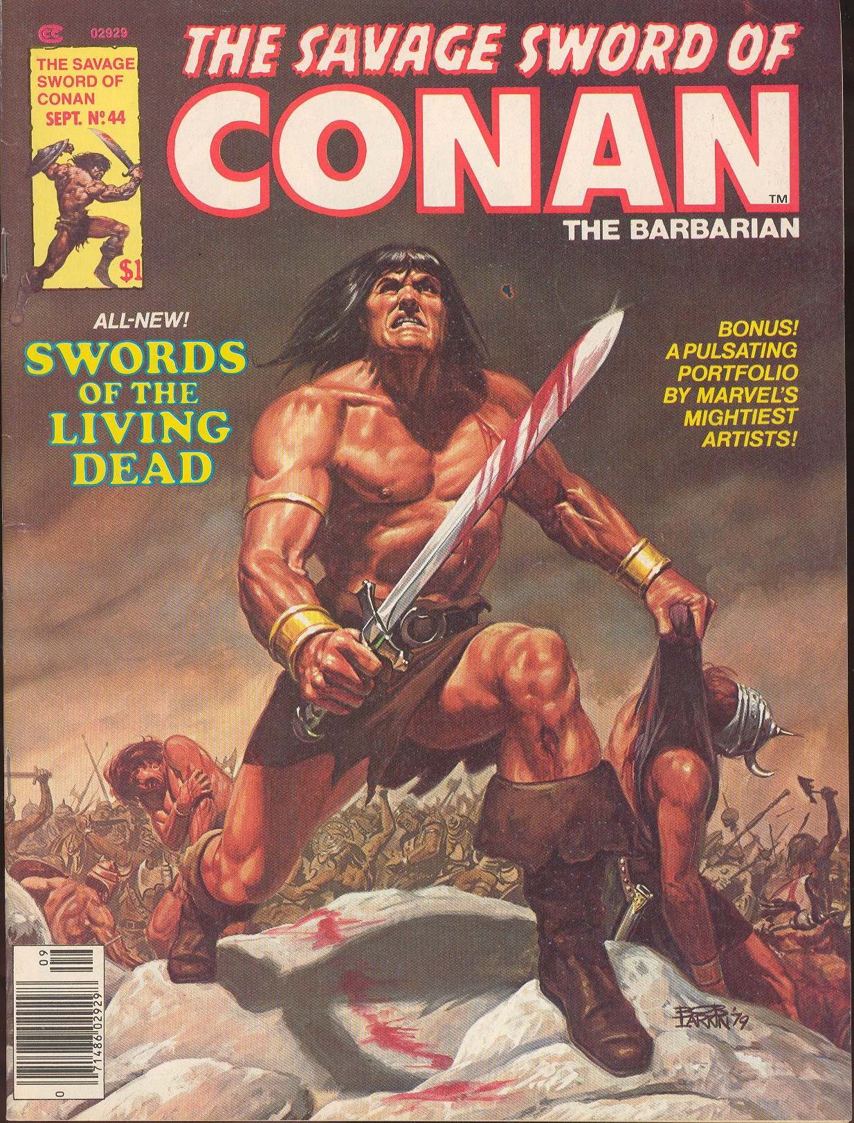 Read online The Savage Sword Of Conan comic -  Issue #44 - 1