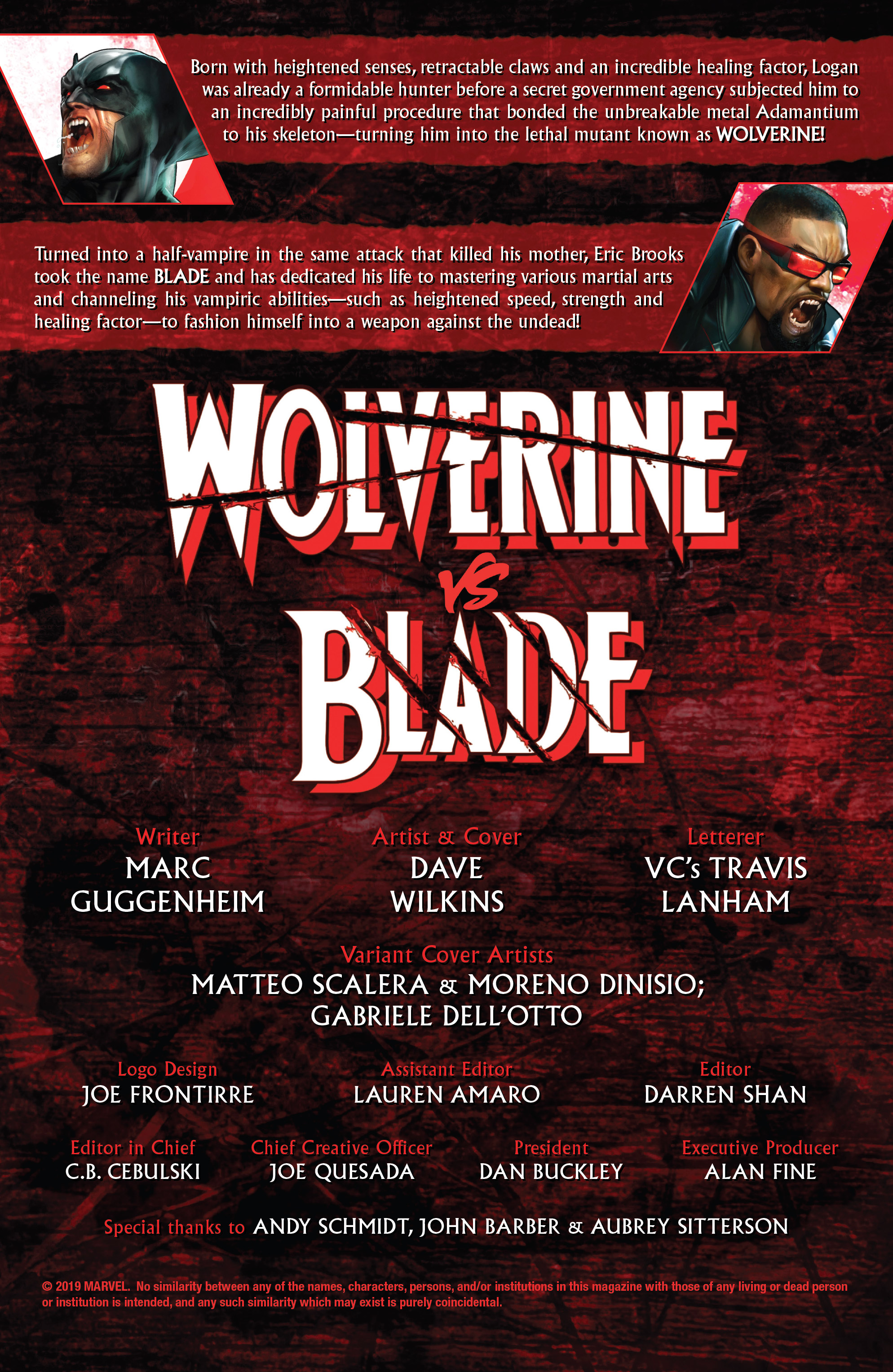 Read online Wolverine Vs. Blade Special comic -  Issue # Full - 2