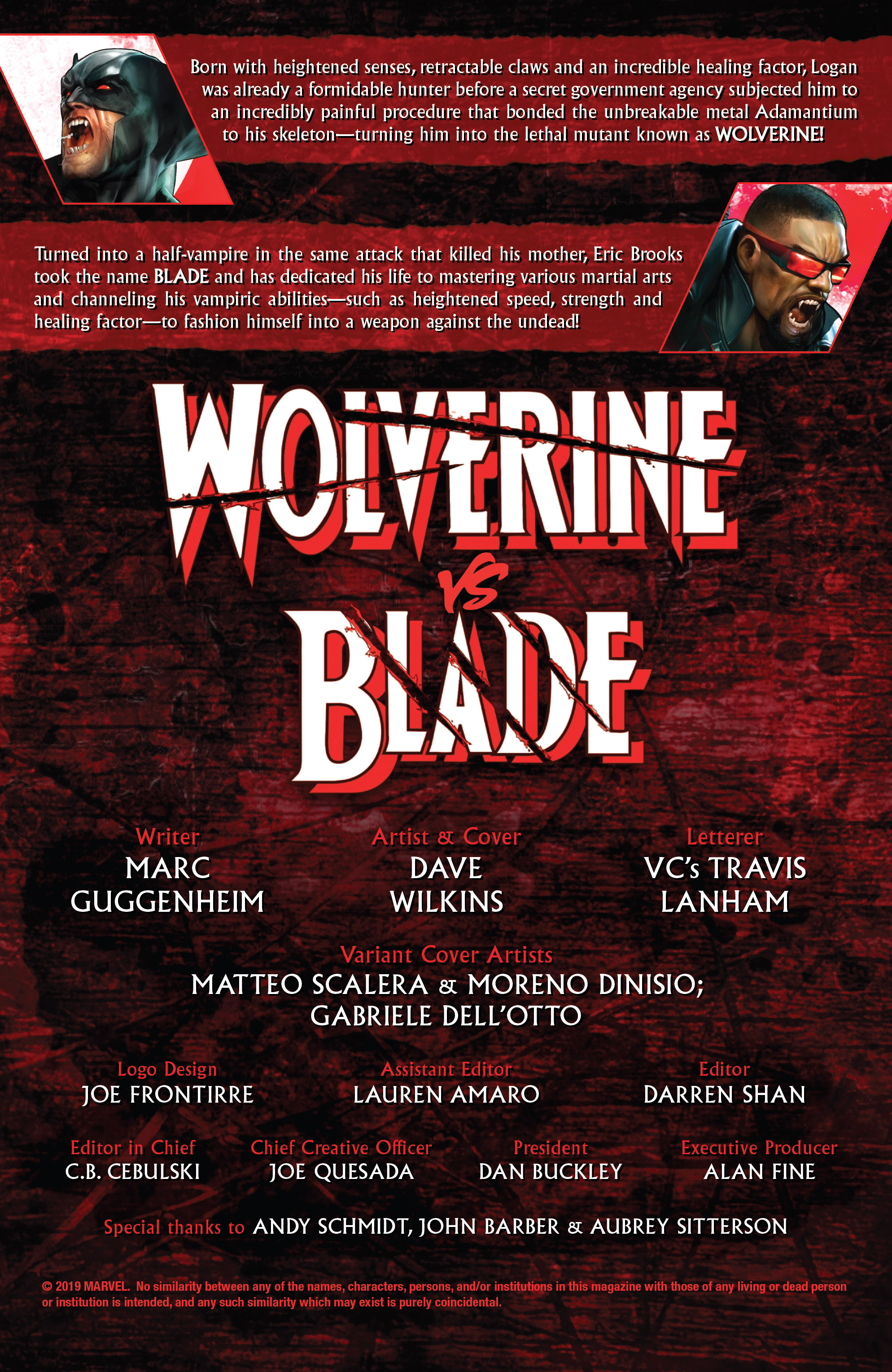 Read online Wolverine Vs. Blade Special comic -  Issue # Full - 2