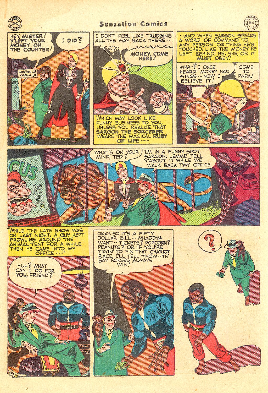 Read online Sensation (Mystery) Comics comic -  Issue #57 - 26