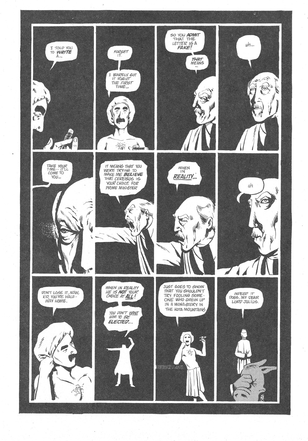 Read online Cerebus comic -  Issue #39 - 9