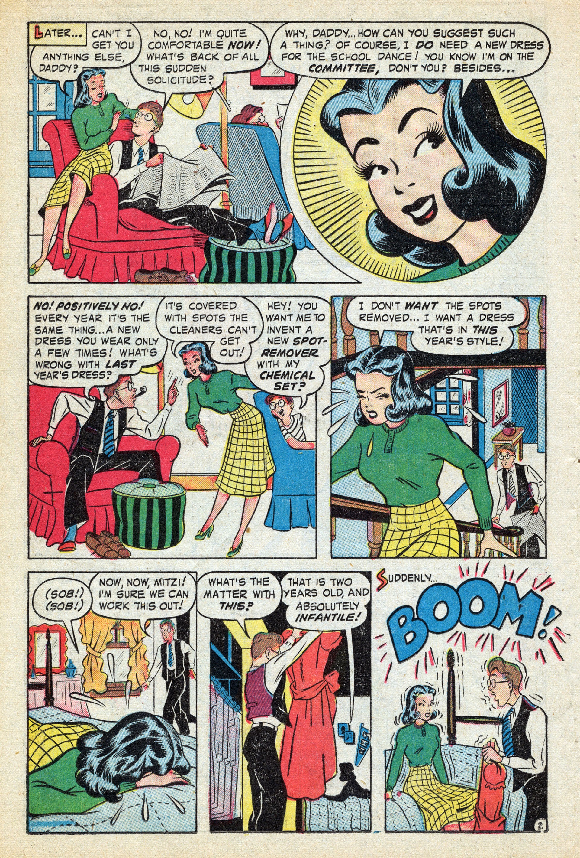 Read online Mitzi's Boy Friend comic -  Issue #5 - 26
