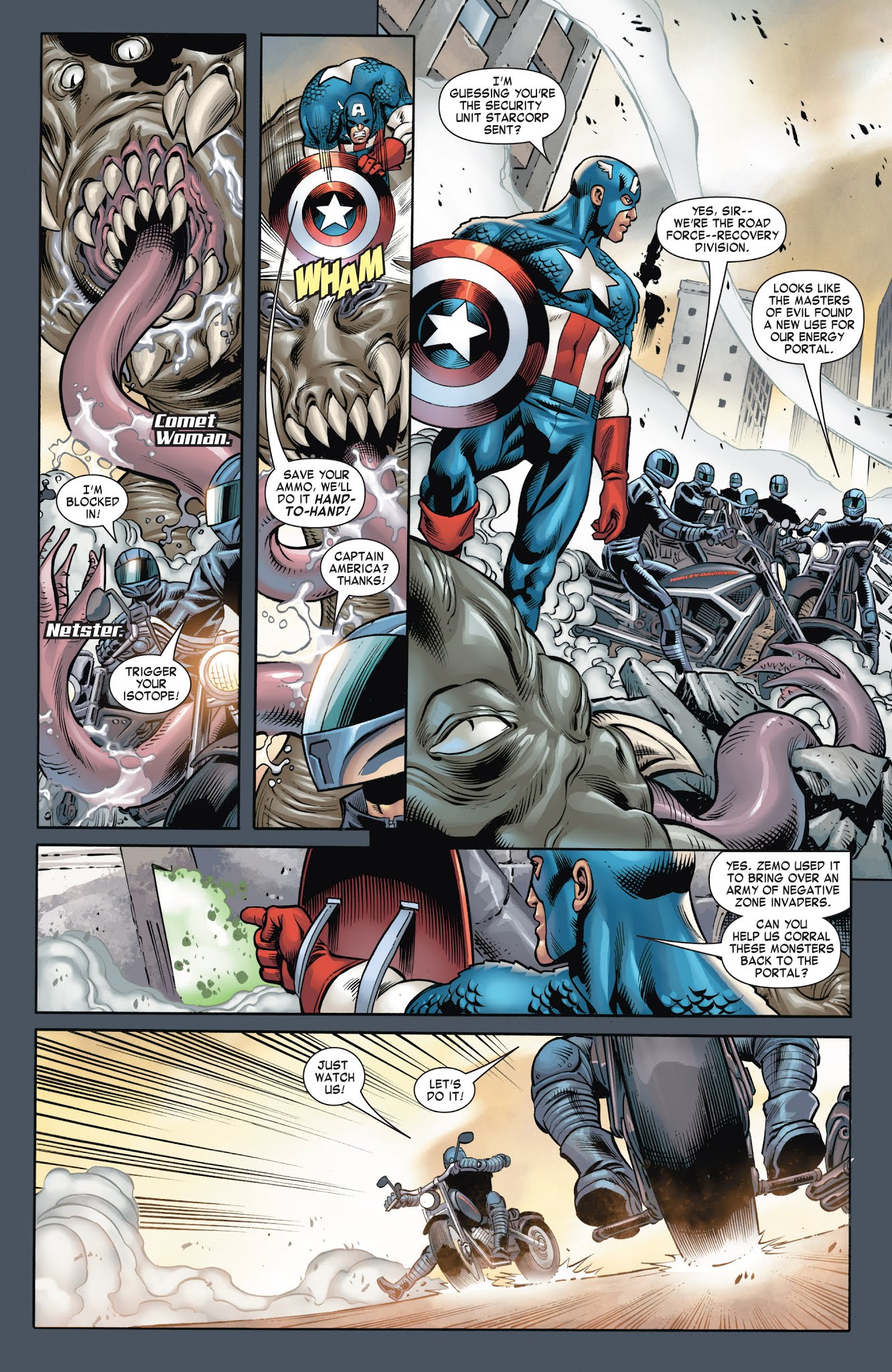 Read online Harley-Davidson/Avengers comic -  Issue #2 - 4