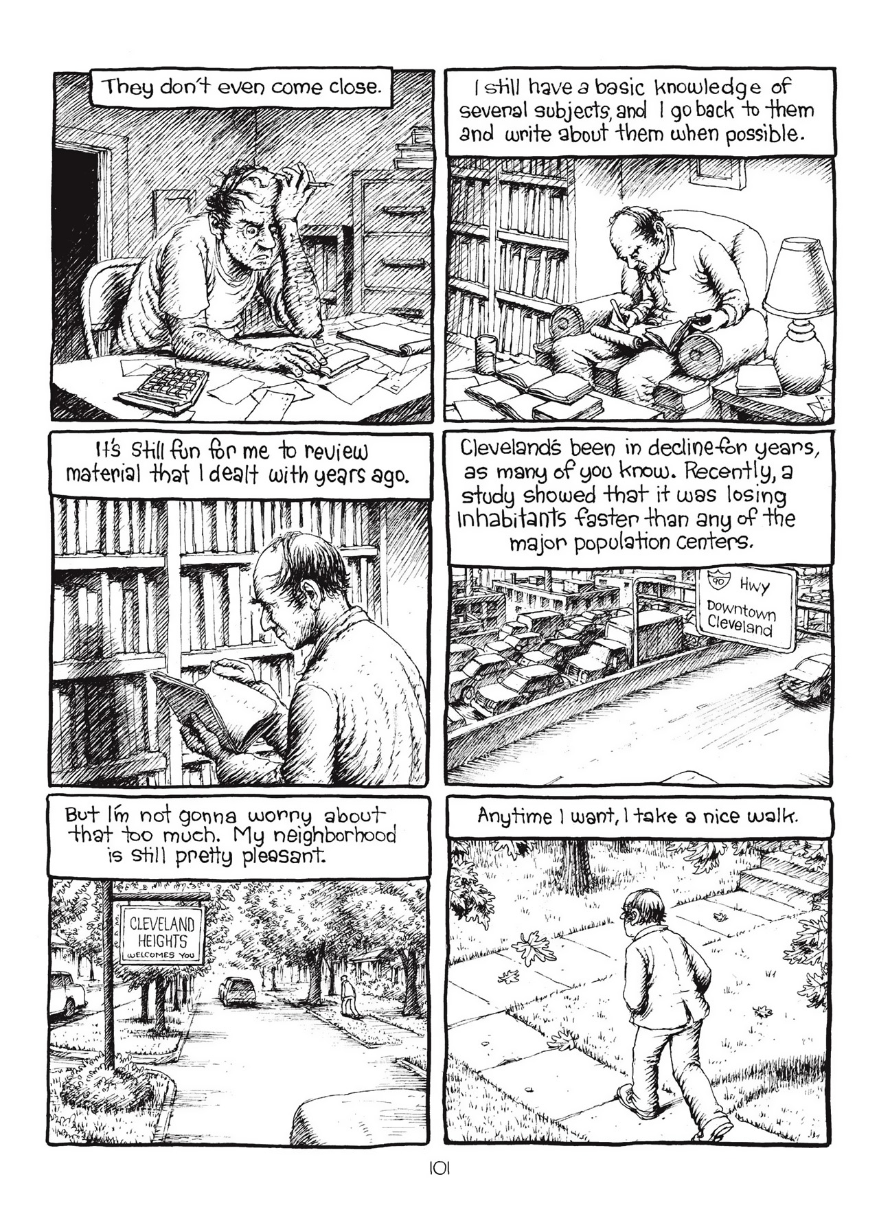 Read online Harvey Pekar's Cleveland comic -  Issue # TPB - 102