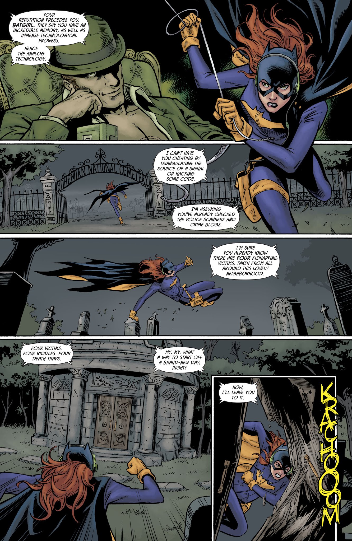Read online Batman: Prelude to the Wedding: Batgirl vs. Riddler comic -  Issue # Full - 8