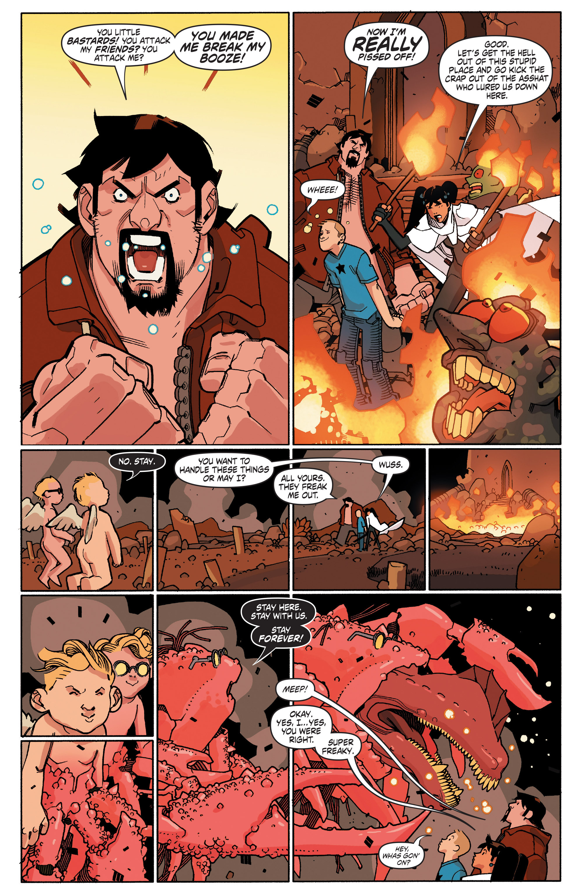 Read online A&A: The Adventures of Archer & Armstrong comic -  Issue #3 - 9