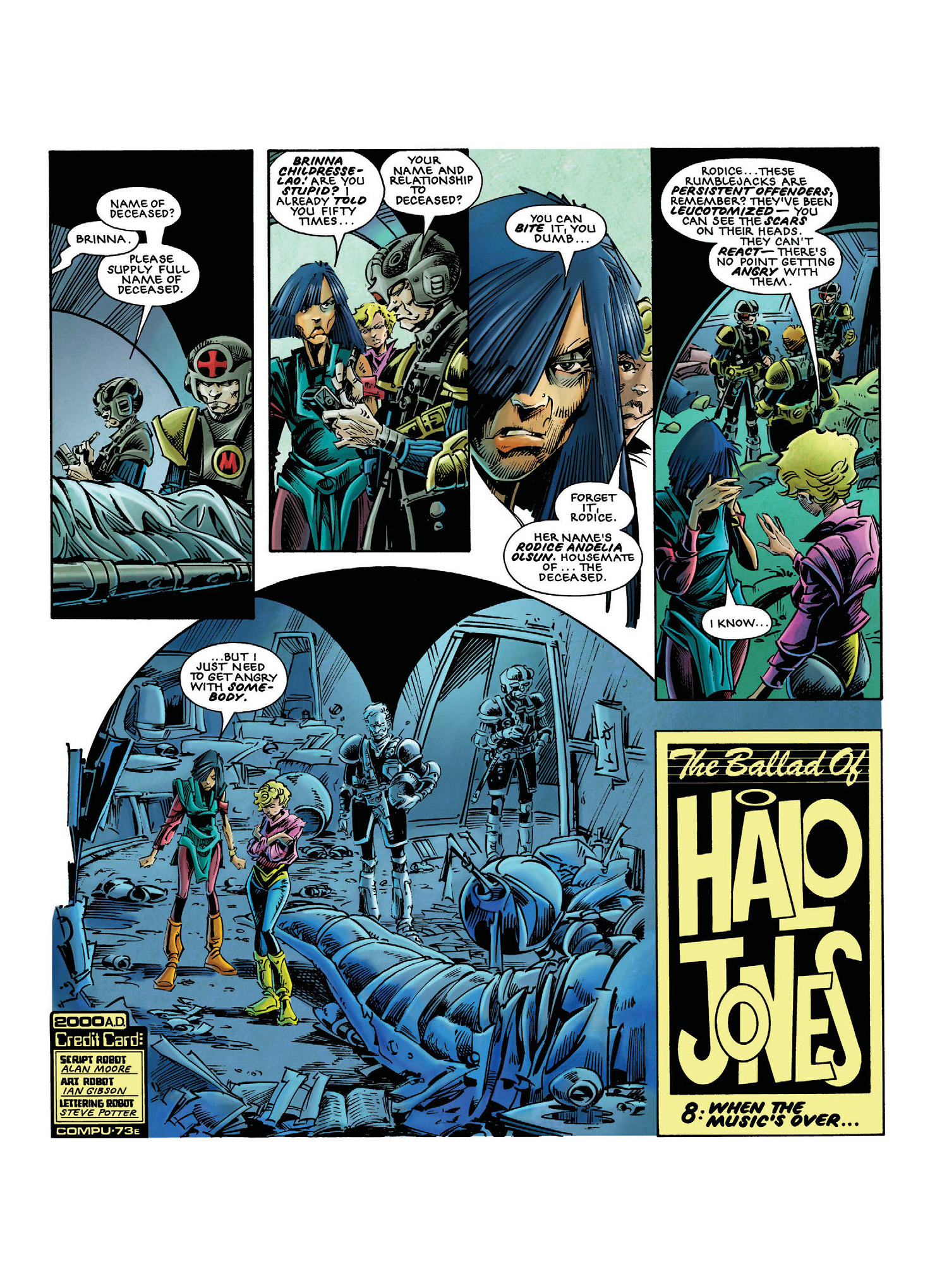 Read online The Ballad of Halo Jones (2018) comic -  Issue # TPB 1 - 39