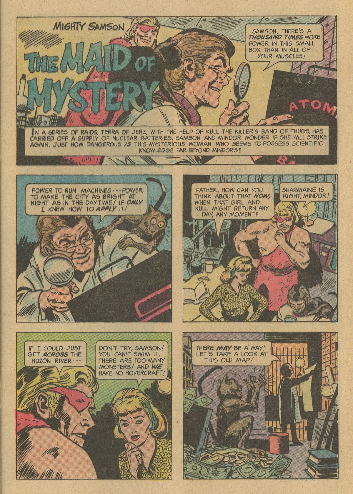 Read online Mighty Samson (1964) comic -  Issue #22 - 21