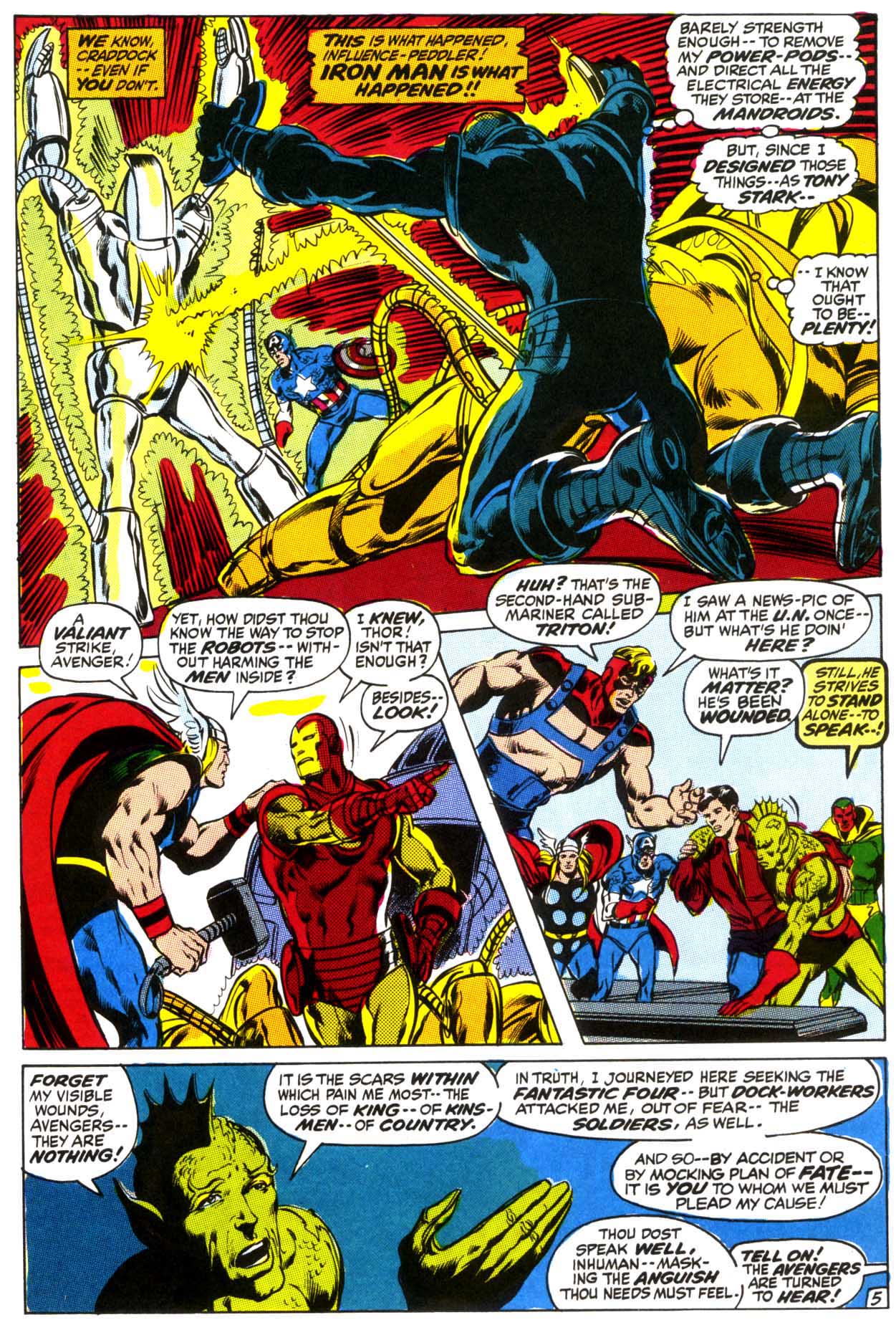 Read online The Avengers (1963) comic -  Issue #95 - 6