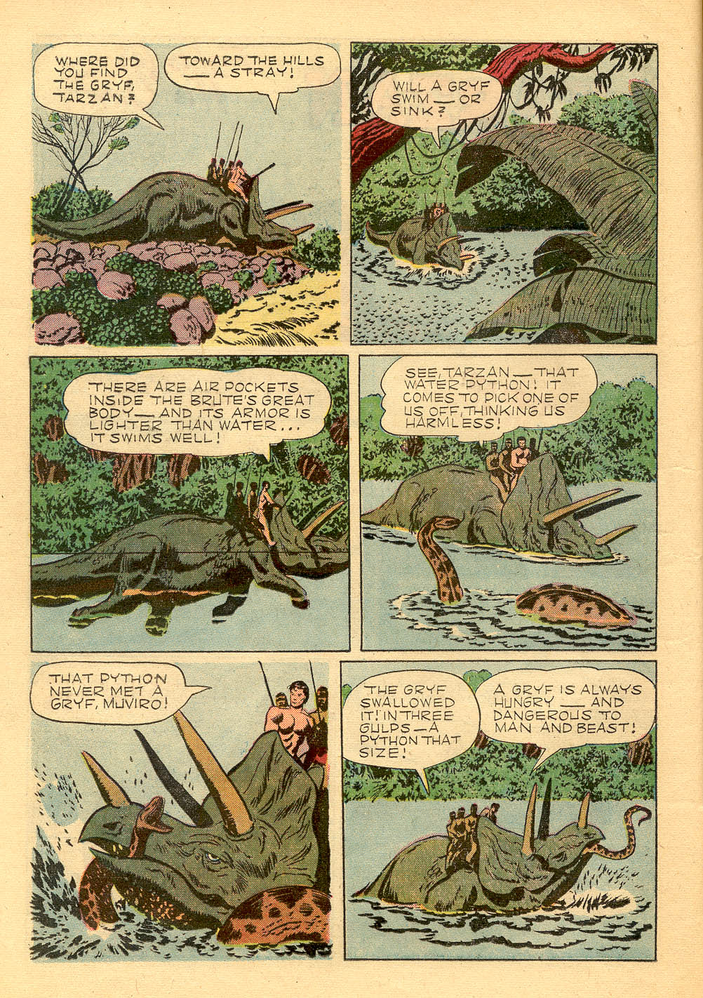 Read online Tarzan (1948) comic -  Issue #47 - 20