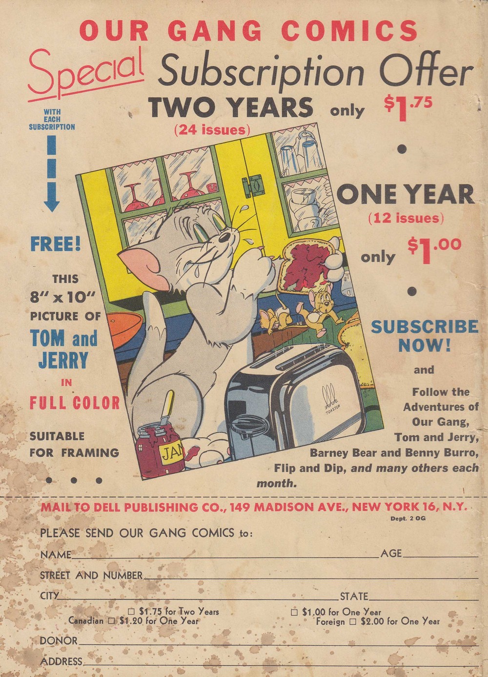 Read online Our Gang with Tom & Jerry comic -  Issue #43 - 52
