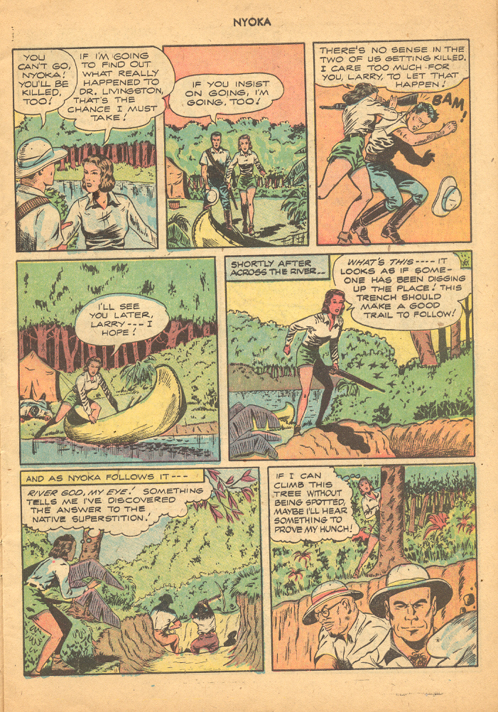 Read online Nyoka the Jungle Girl (1945) comic -  Issue #20 - 7