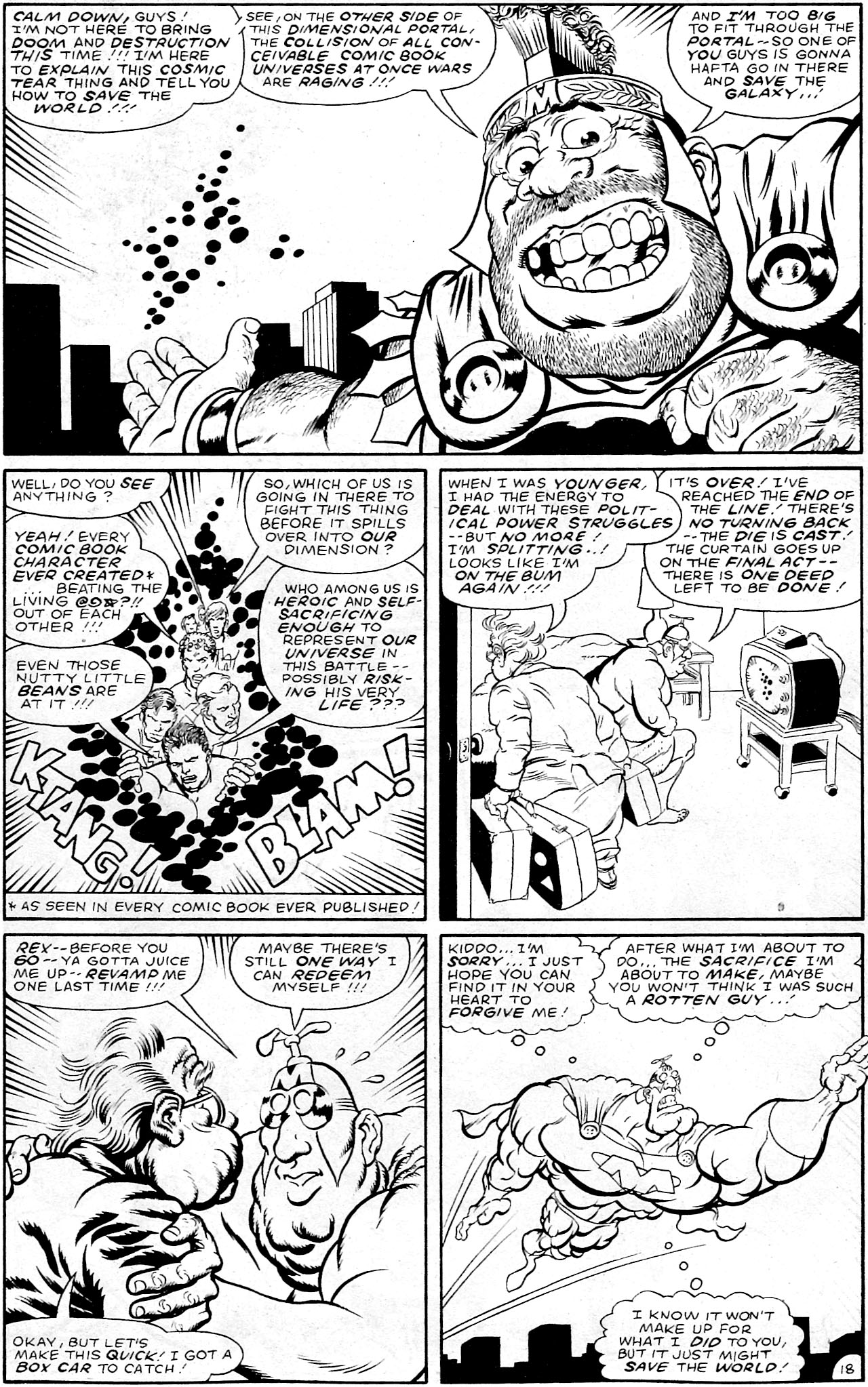 Read online Megaton Man Meets The Uncatergorizable X-Them comic -  Issue # Full - 20