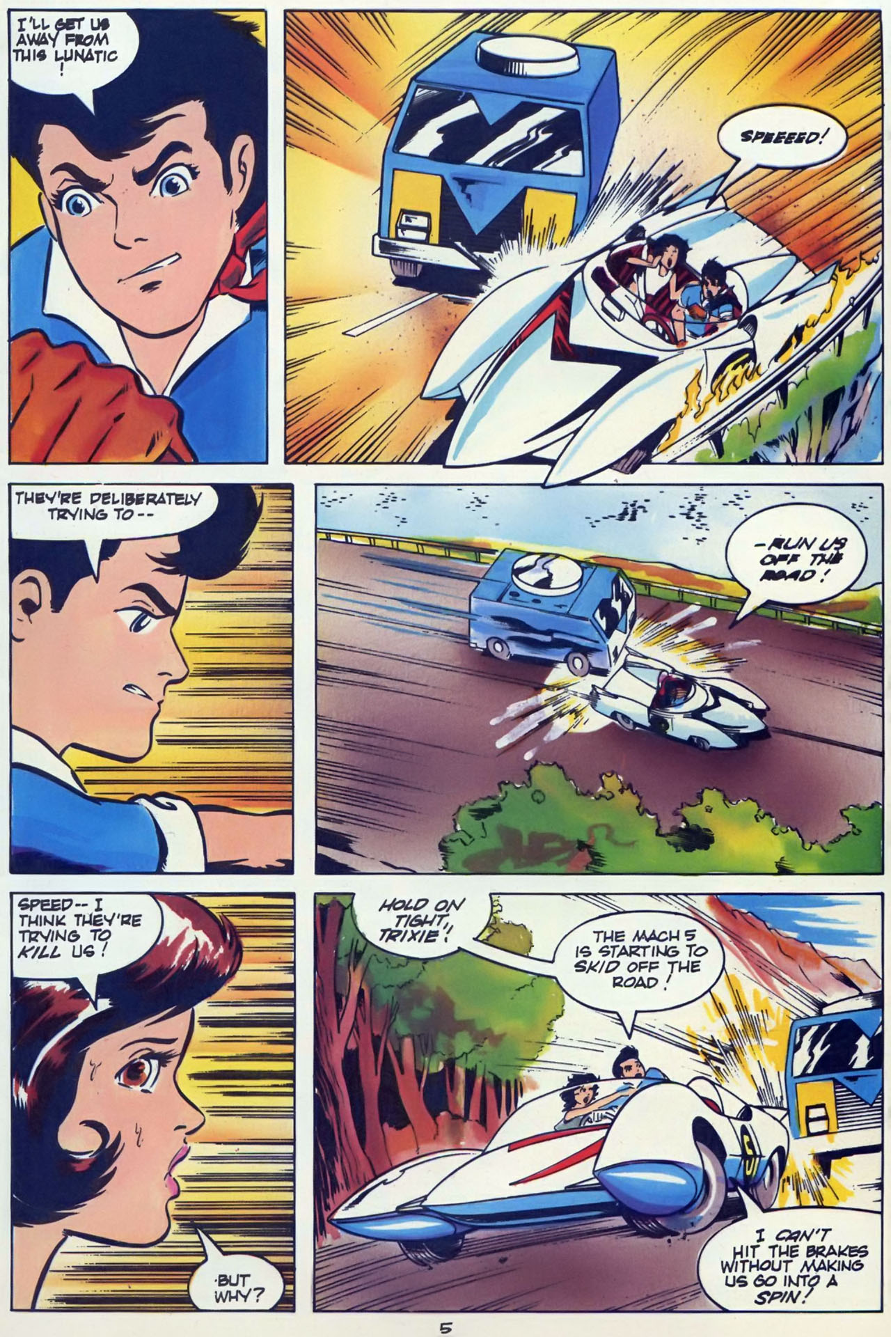 Read online Speed Racer (1987) comic -  Issue #7 - 7