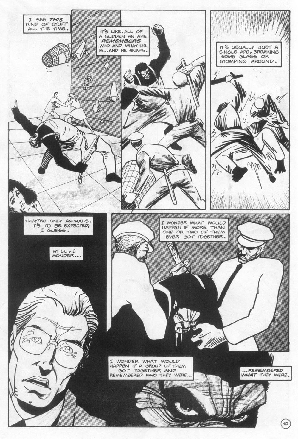 Read online Planet of the Apes (1990) comic -  Issue #19 - 12