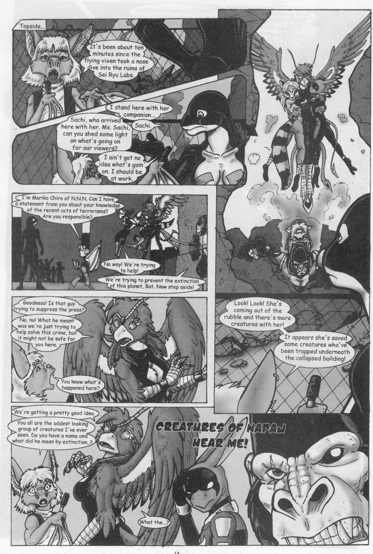 Read online Extinctioners comic -  Issue #13 - 14