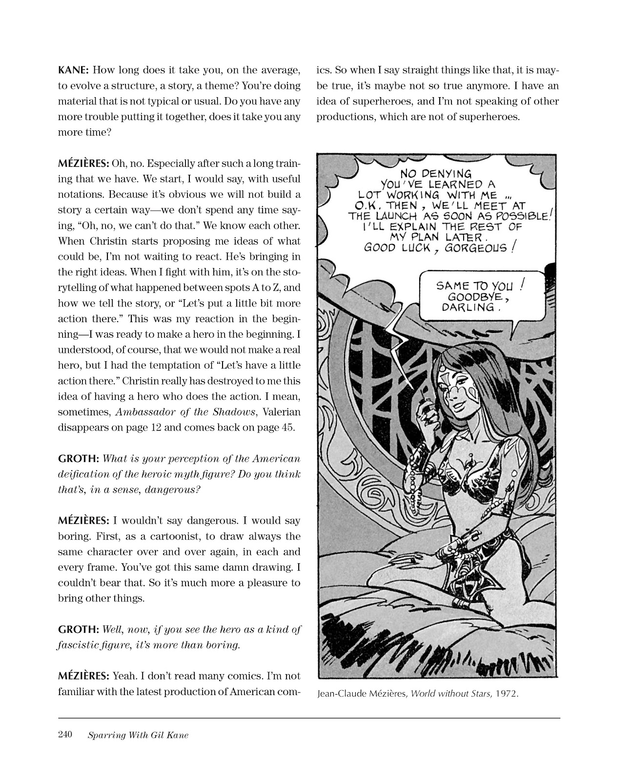 Sparring With Gil Kane: Colloquies On Comic Art and Aesthetics issue TPB (Part 3) - Page 40