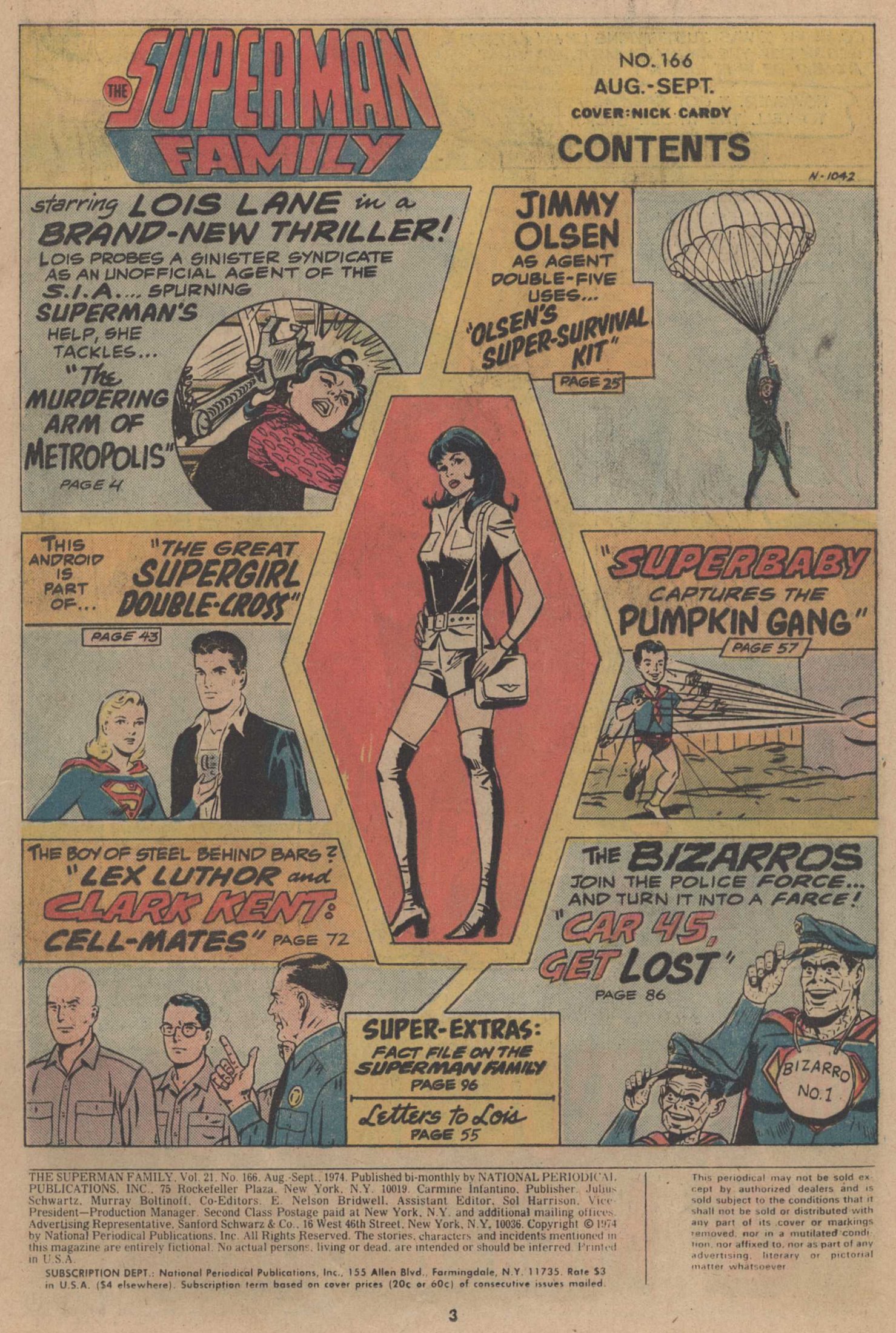 Read online The Superman Family comic -  Issue #166 - 3