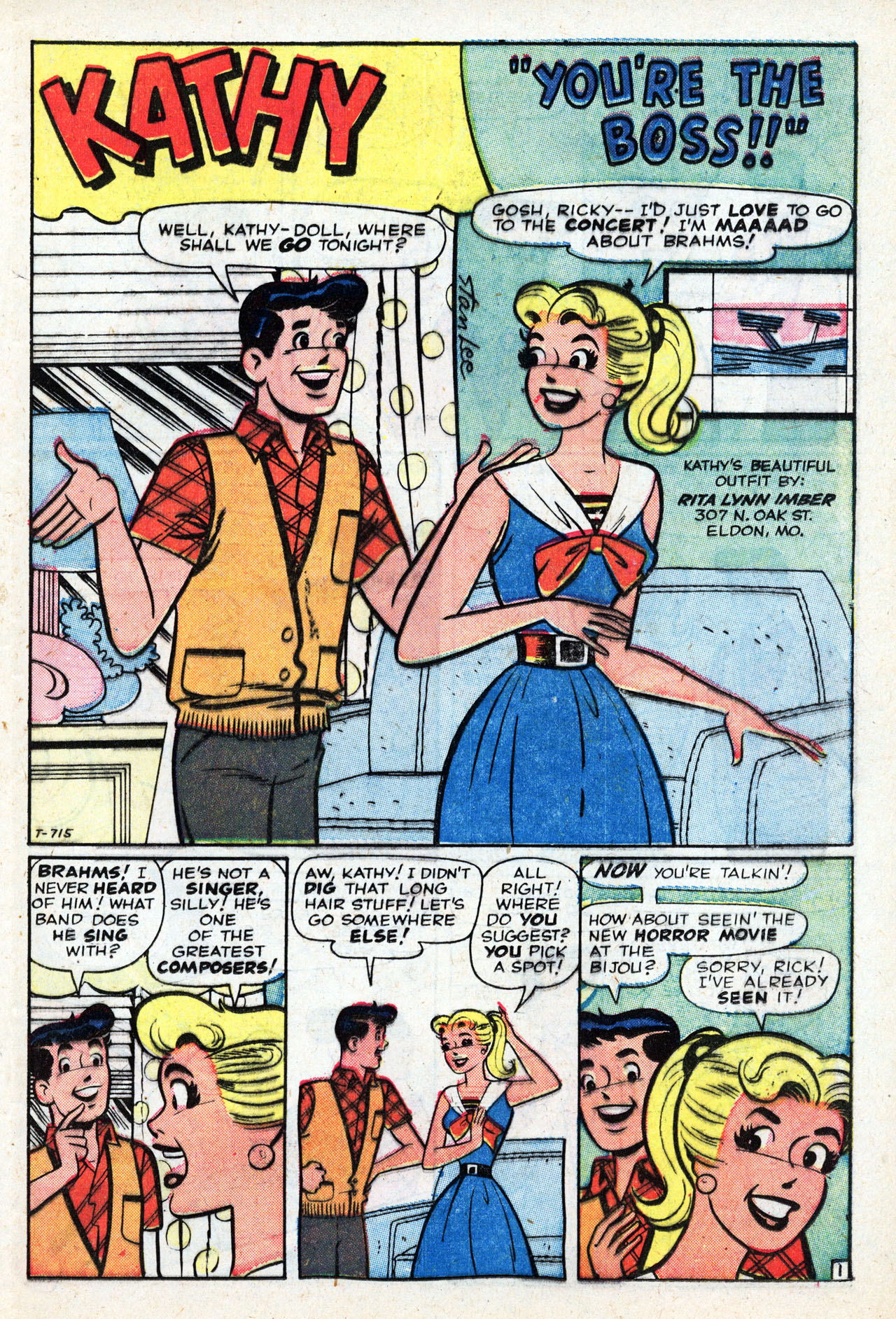 Read online Kathy (1959) comic -  Issue #5 - 13