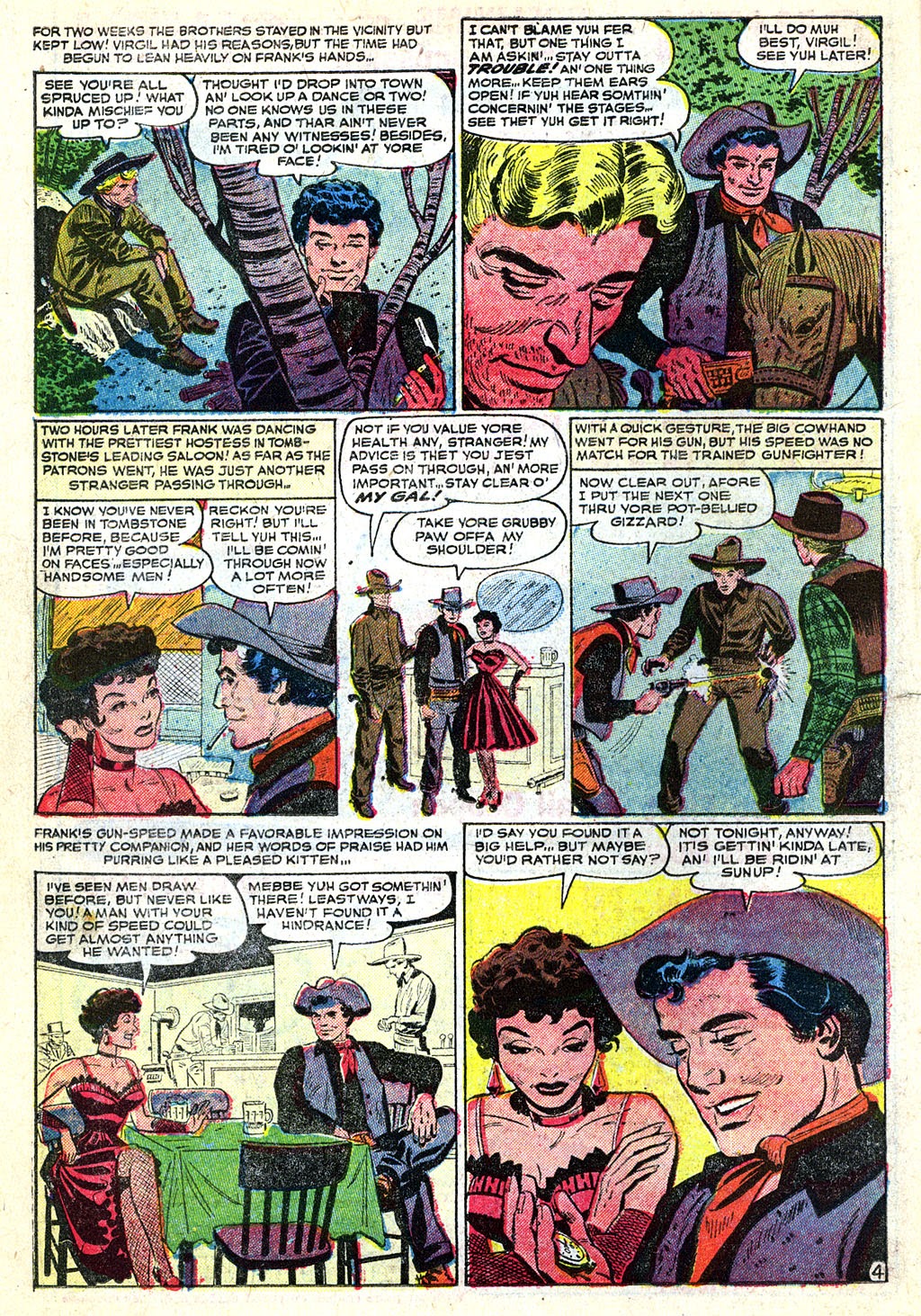 Read online Western Outlaws (1954) comic -  Issue #1 - 14
